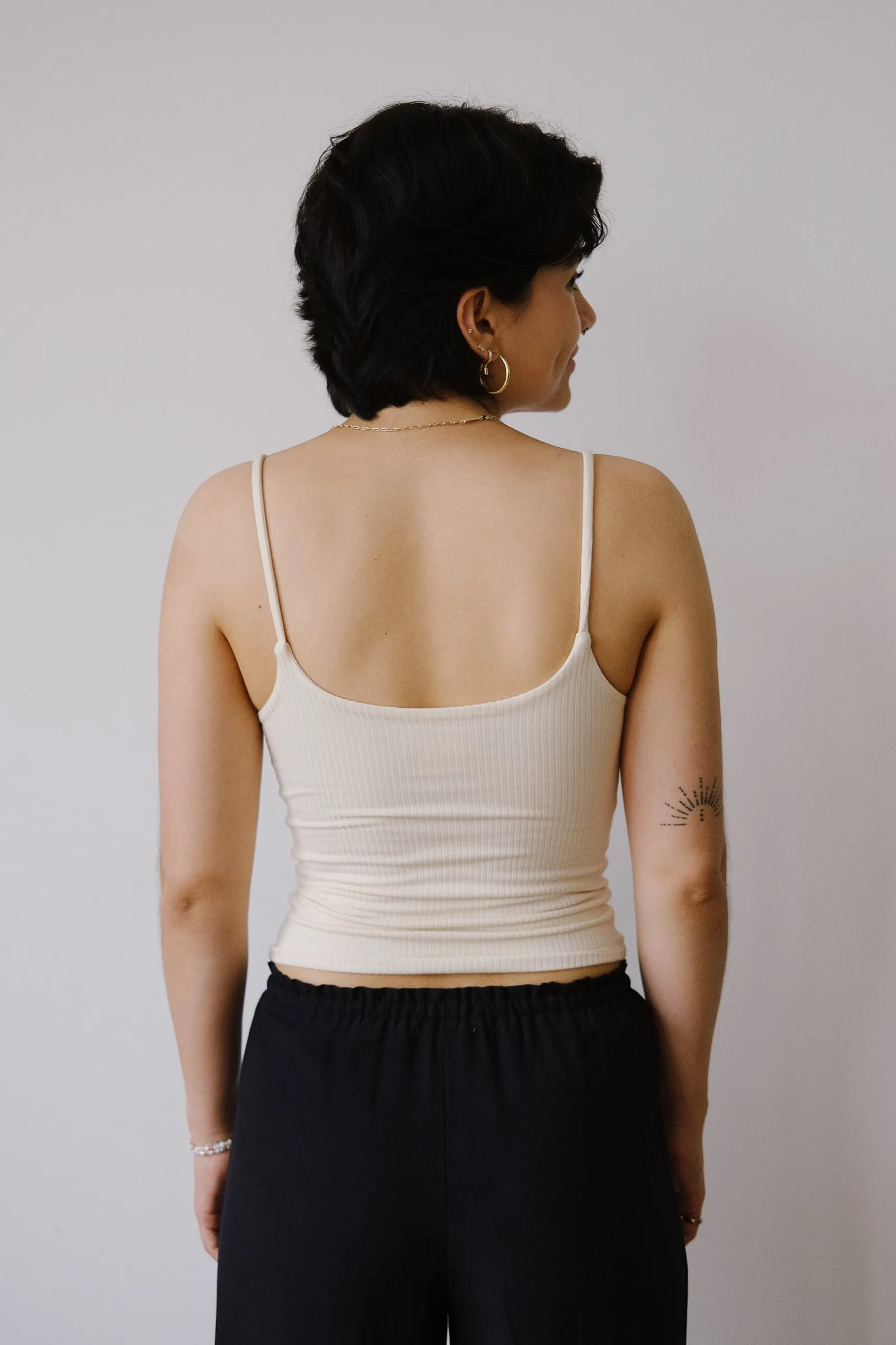 strap top - ada - creme