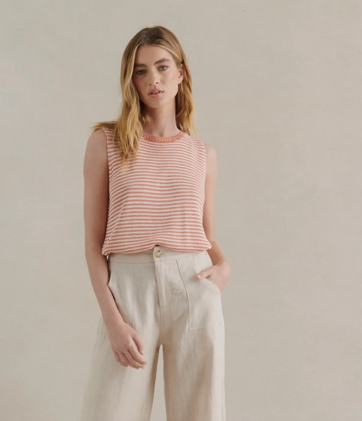 Stripe Spring Tank - Little Lies