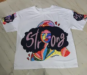 Summer emblessihed tshirt top