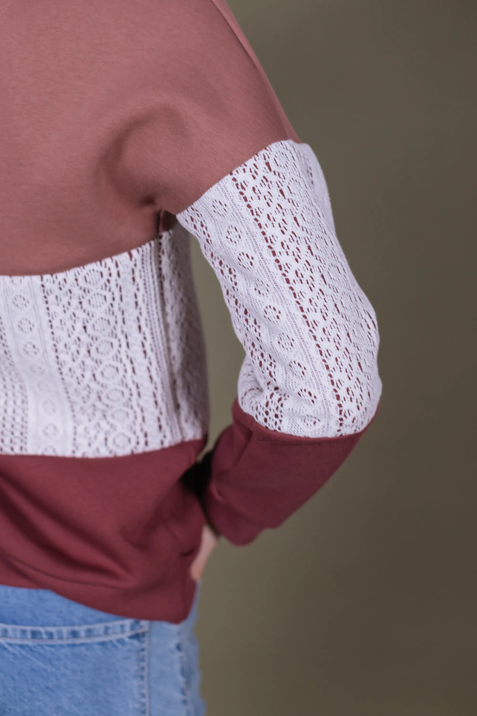 Sweater Mia Berry Lace.