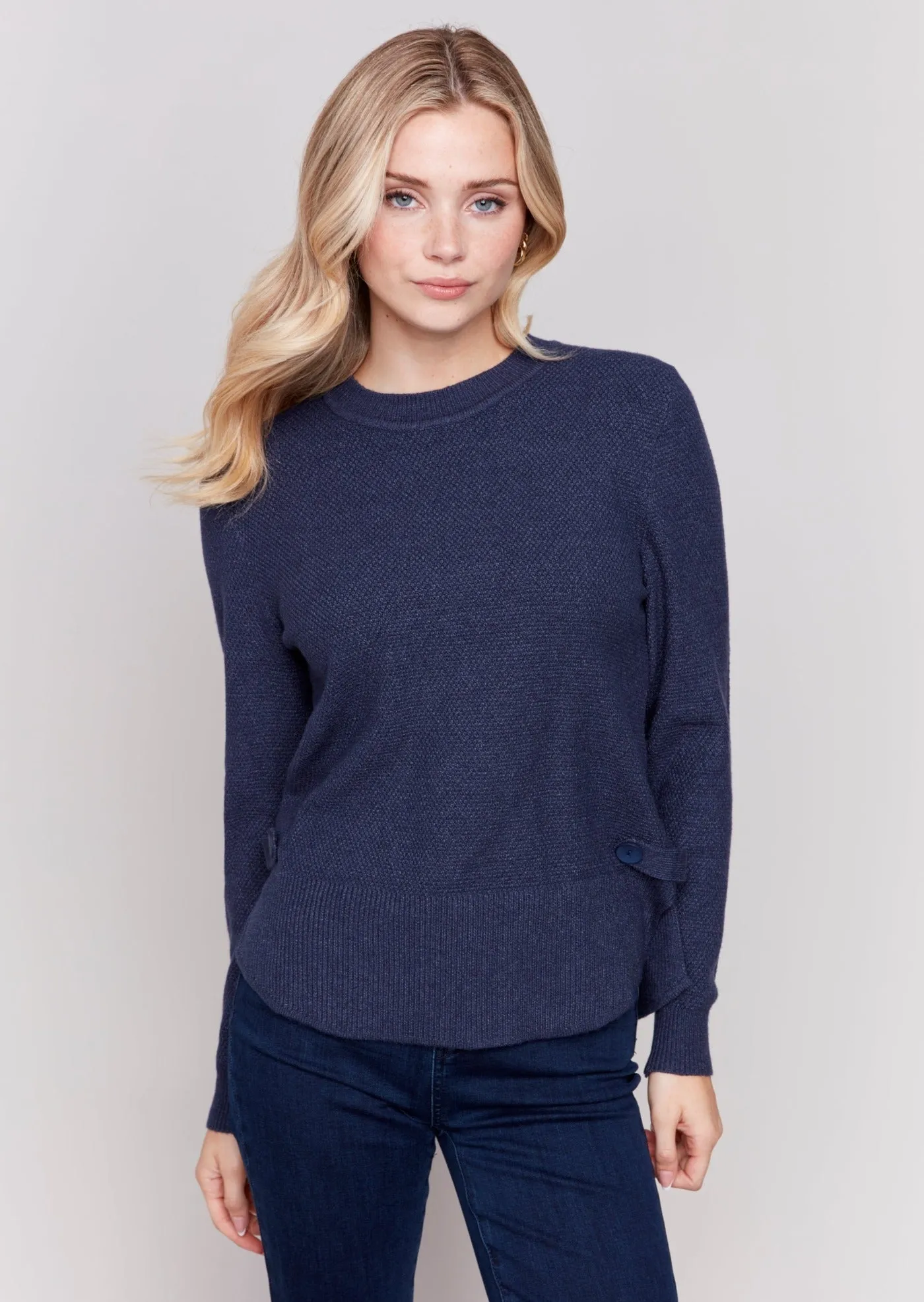 Sweater with Side Tabs #678