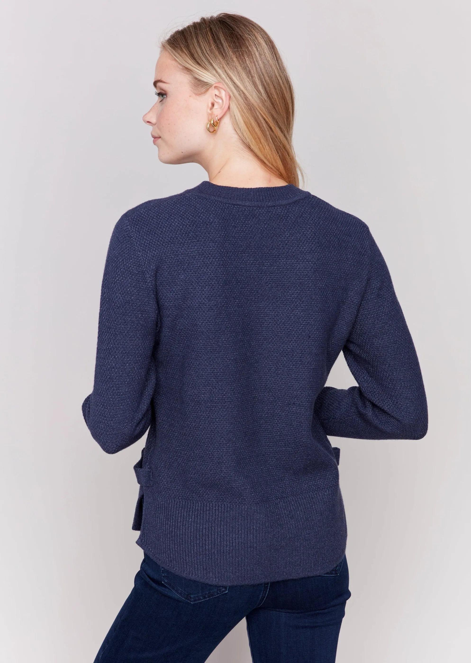 Sweater with Side Tabs #678