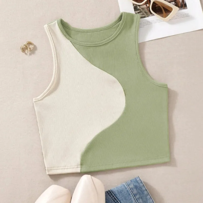 Swirly Sleeveless Tank Top