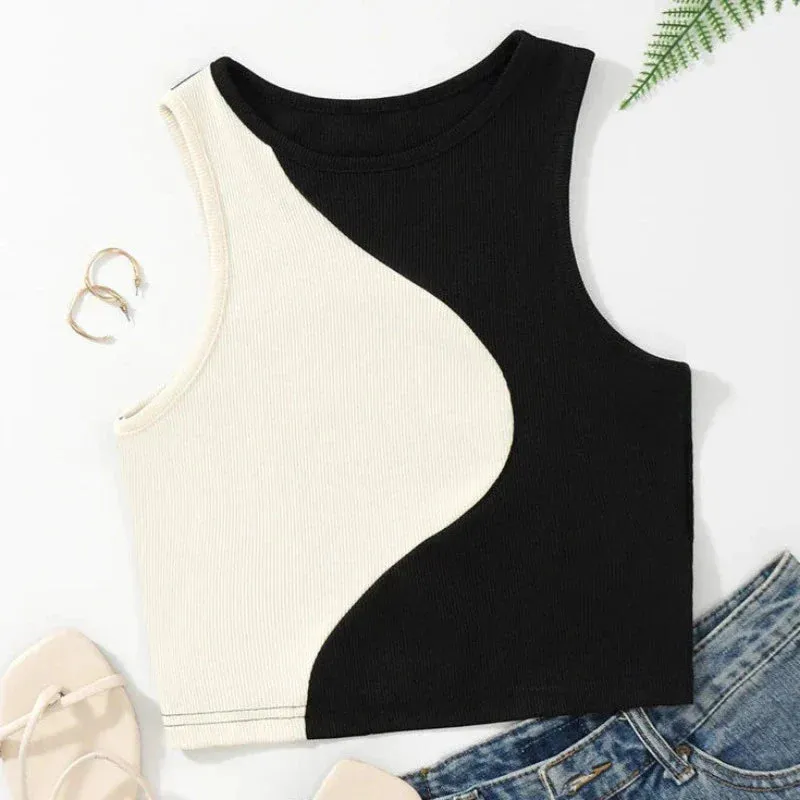 Swirly Sleeveless Tank Top