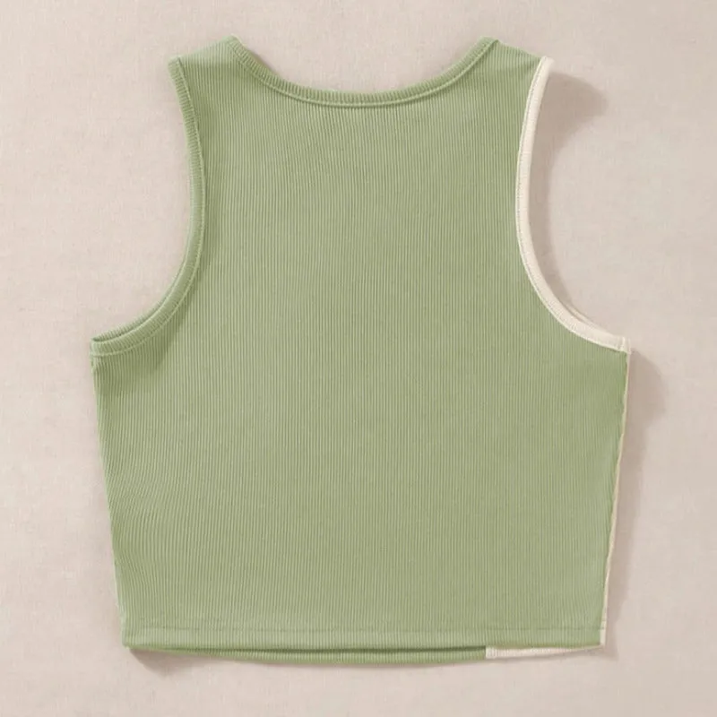 Swirly Sleeveless Tank Top
