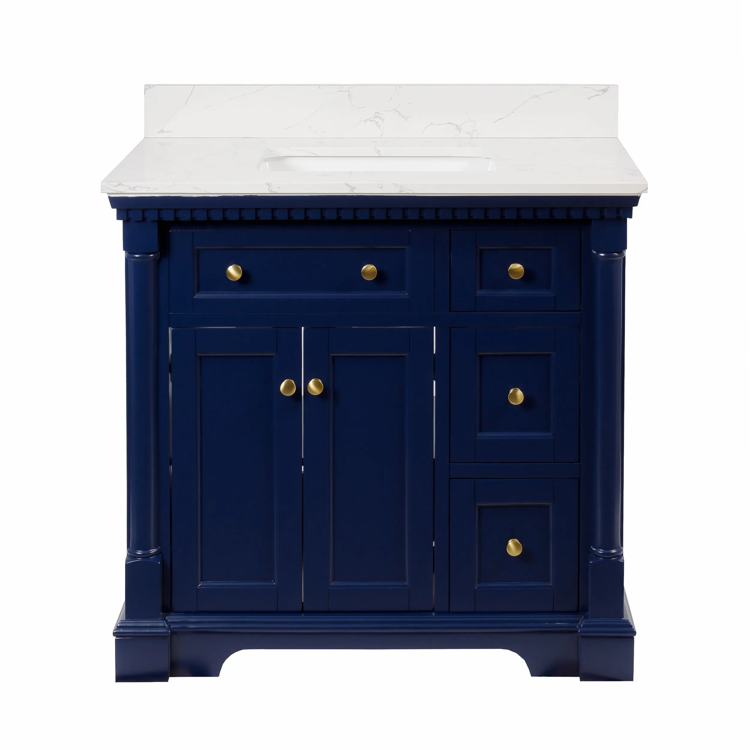 Sydney 36-inch Vanity with Engineered Marble Top