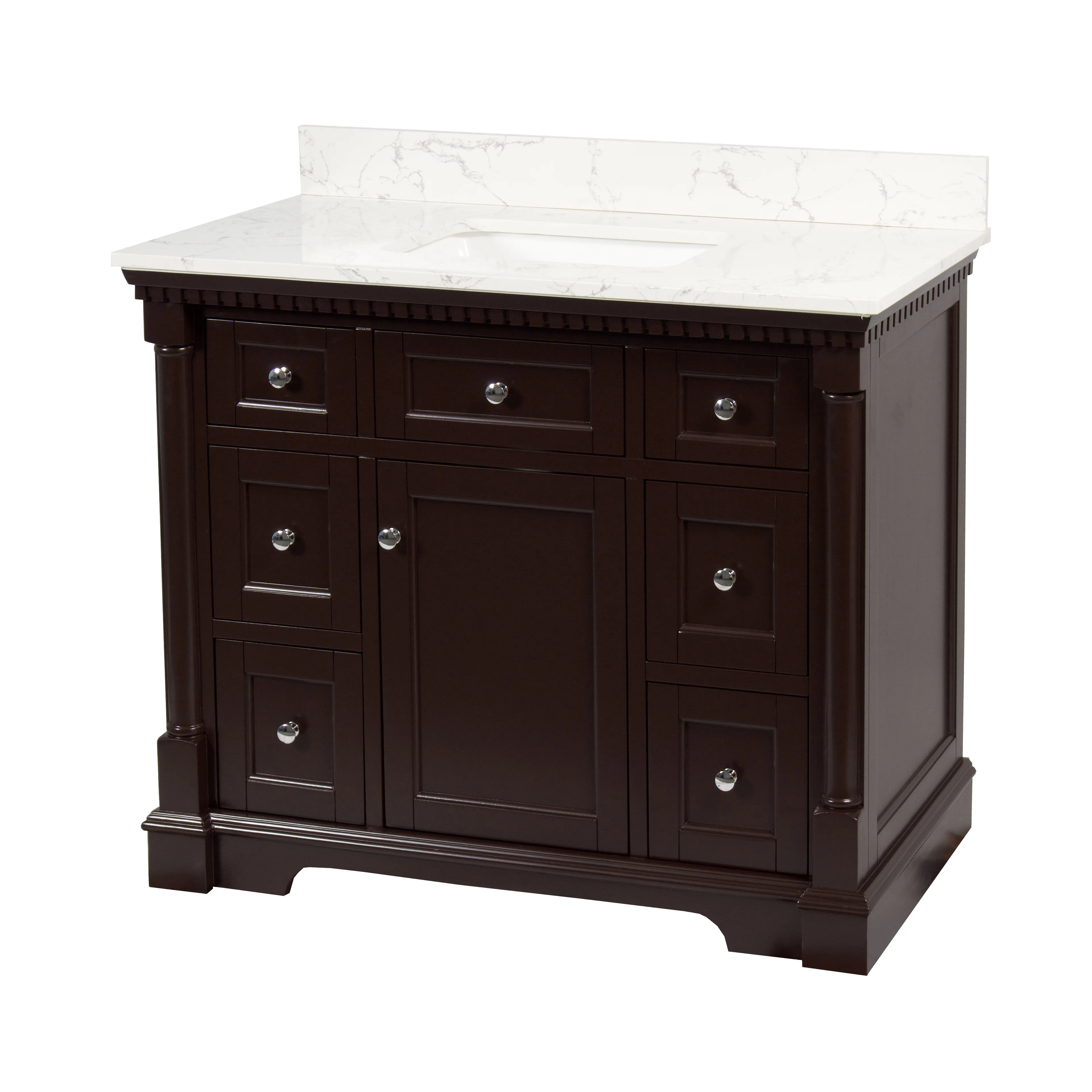 Sydney 42-inch Vanity with Engineered Marble Top