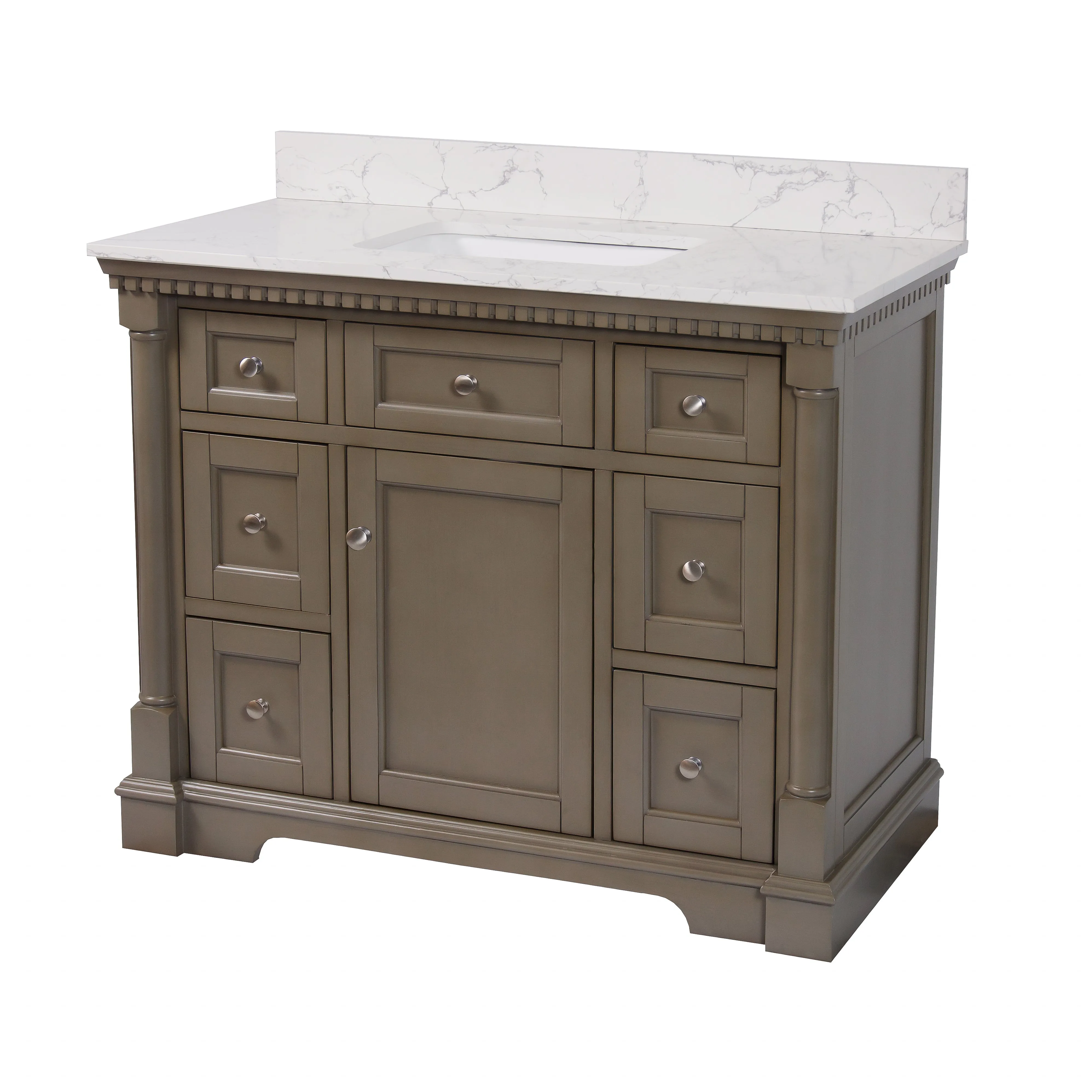 Sydney 42-inch Vanity with Engineered Marble Top