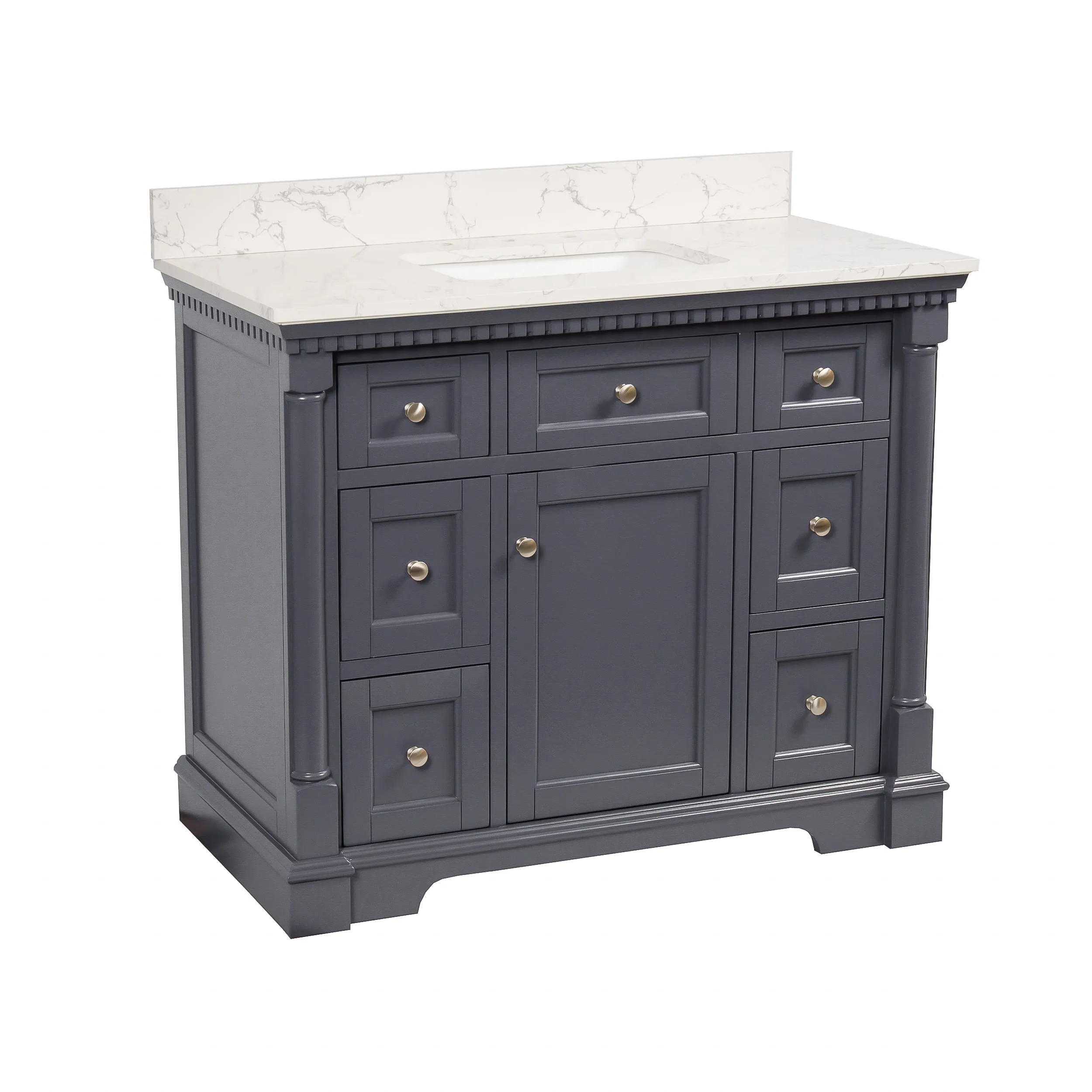 Sydney 42-inch Vanity with Engineered Marble Top