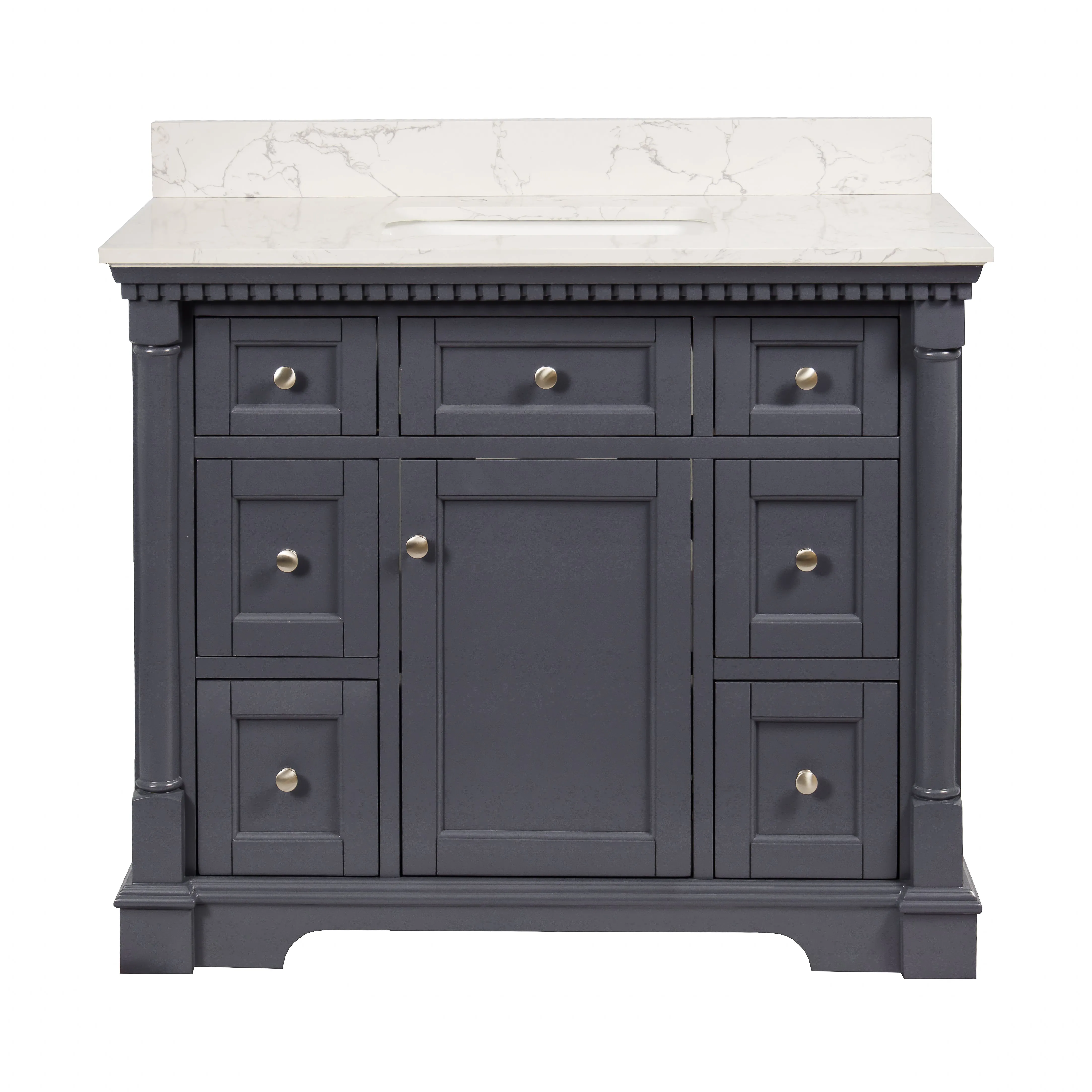 Sydney 42-inch Vanity with Engineered Marble Top
