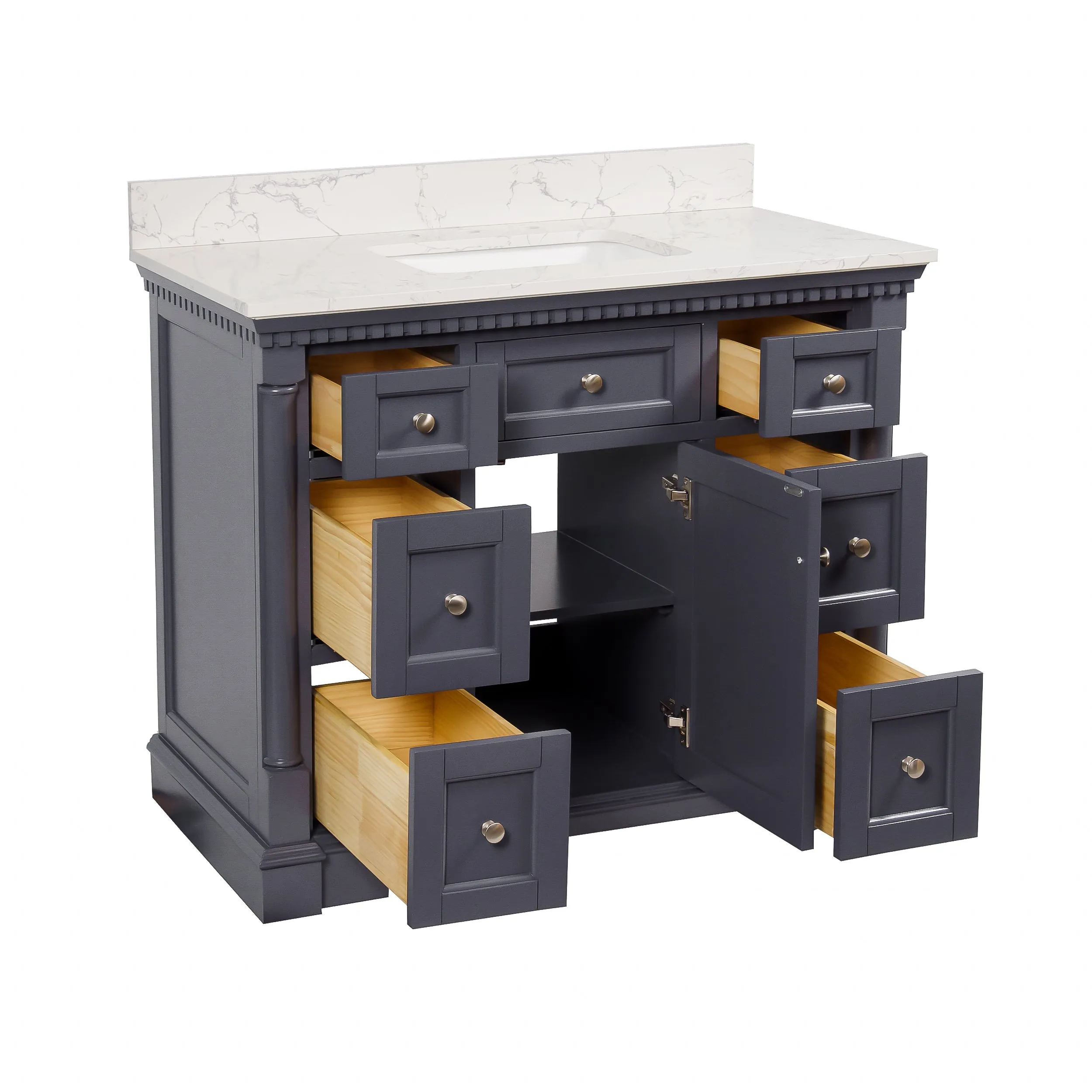Sydney 42-inch Vanity with Engineered Marble Top