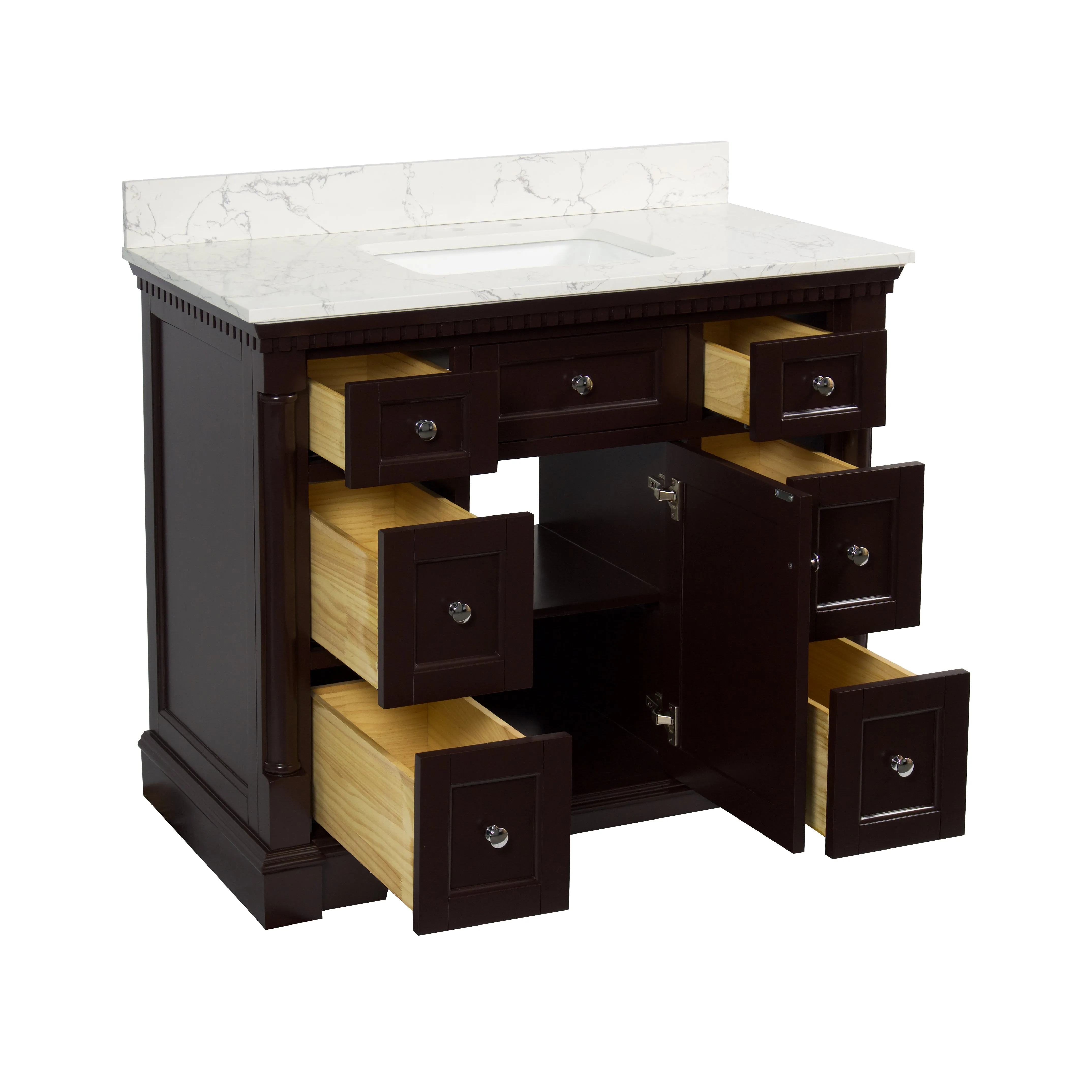 Sydney 42-inch Vanity with Engineered Marble Top