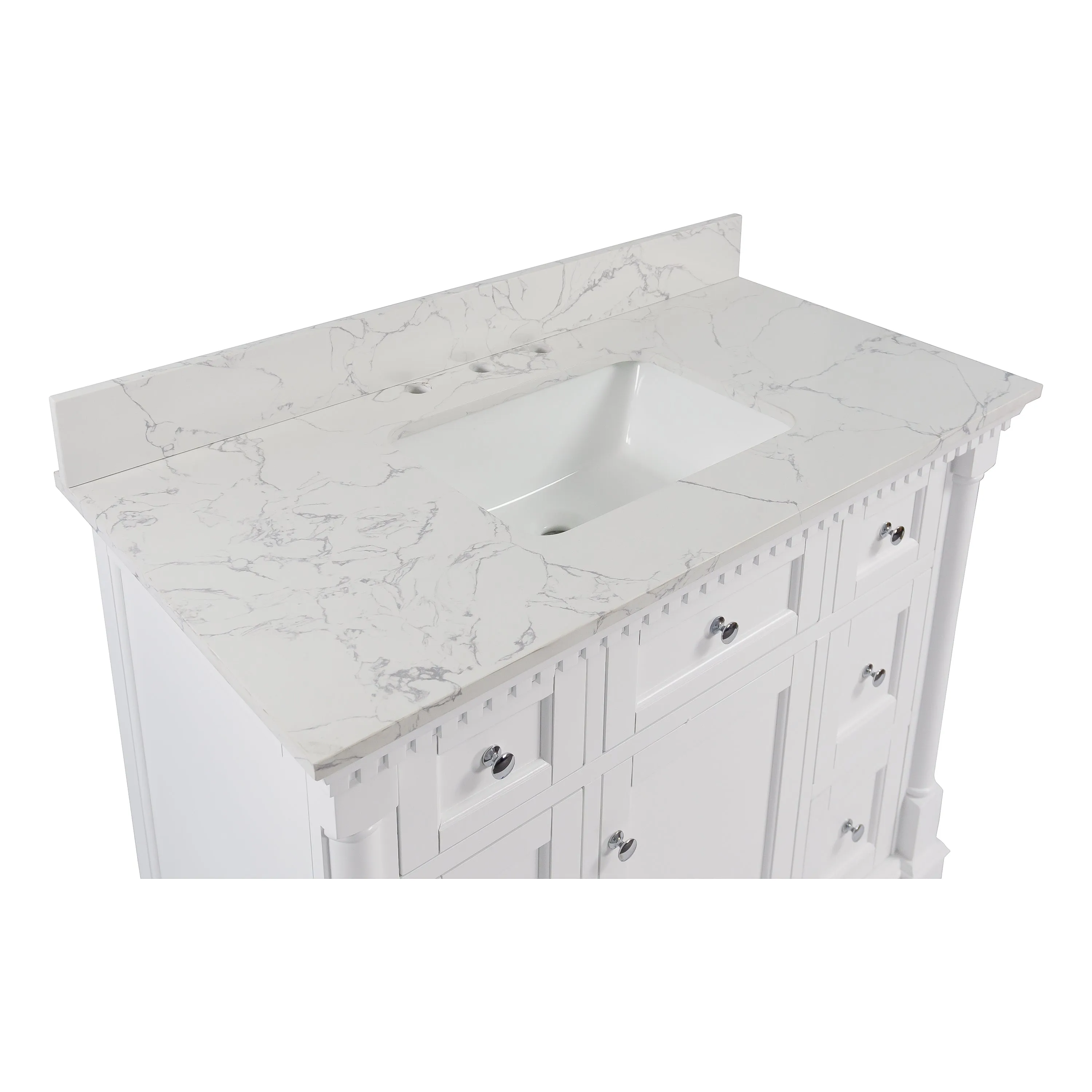 Sydney 42-inch Vanity with Engineered Marble Top
