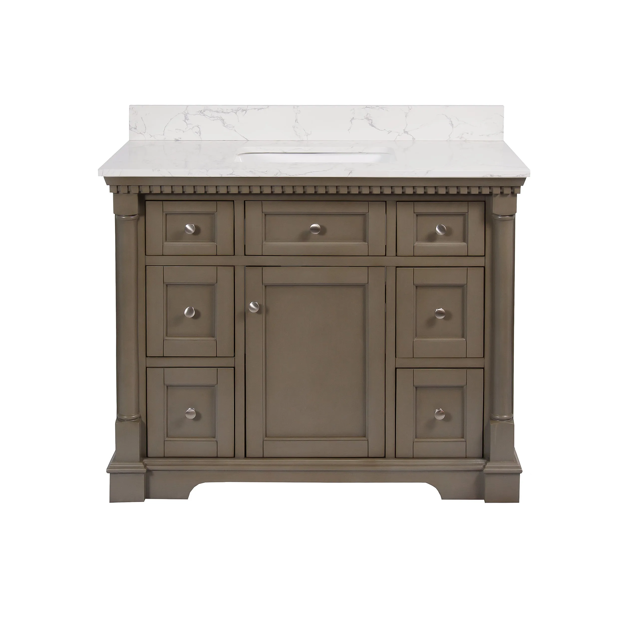 Sydney 42-inch Vanity with Engineered Marble Top