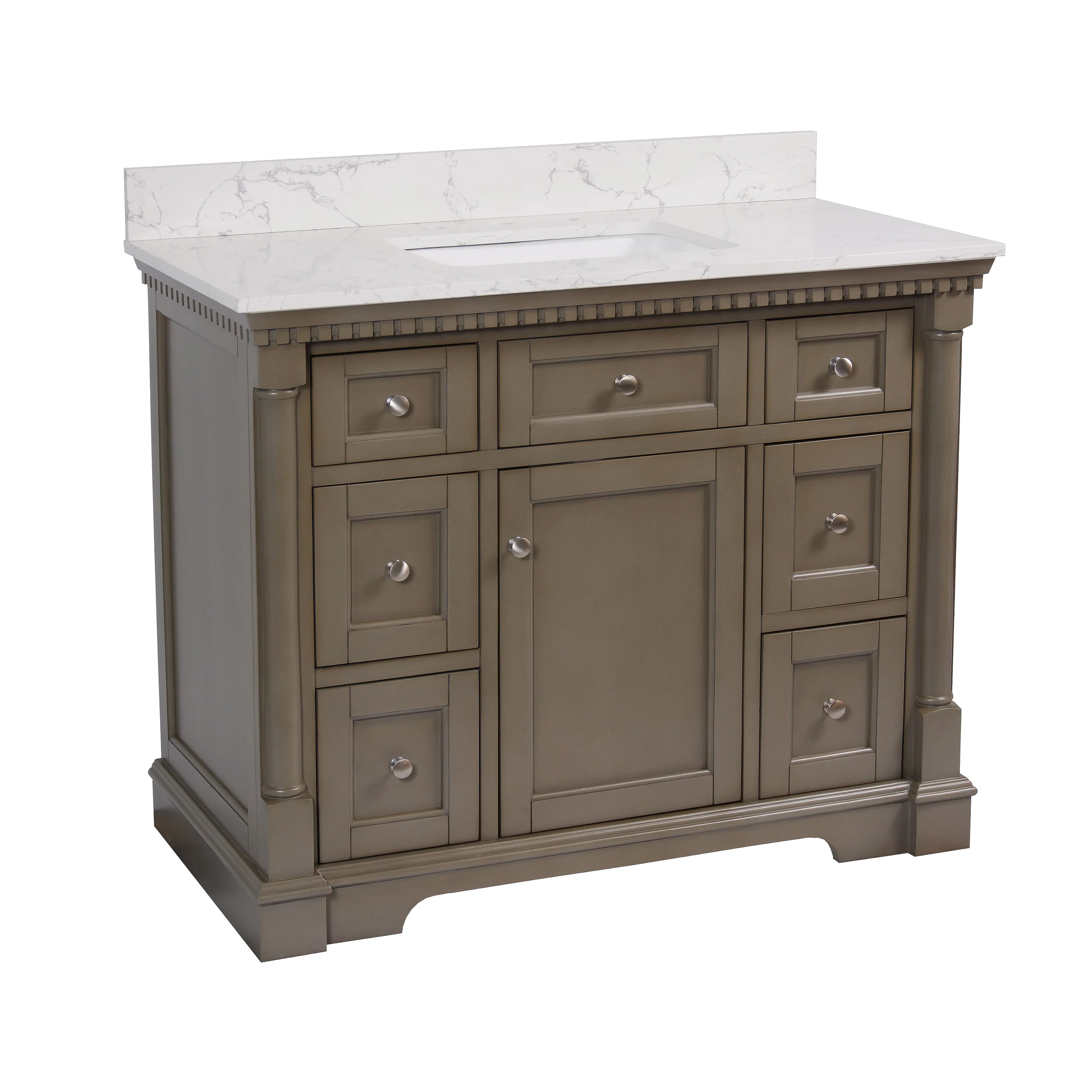 Sydney 42-inch Vanity with Engineered Marble Top