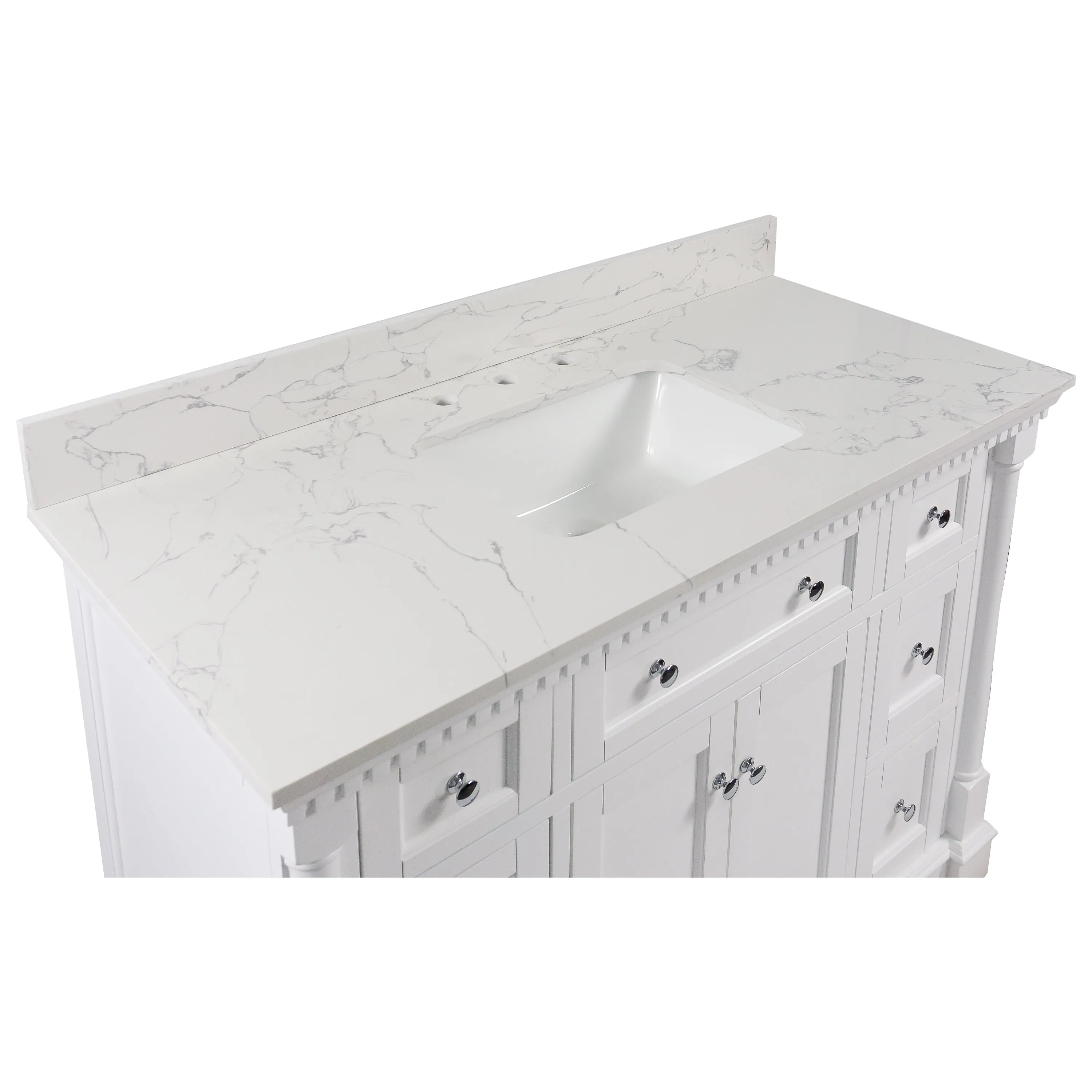 Sydney 48-inch Vanity with Engineered Marble Top