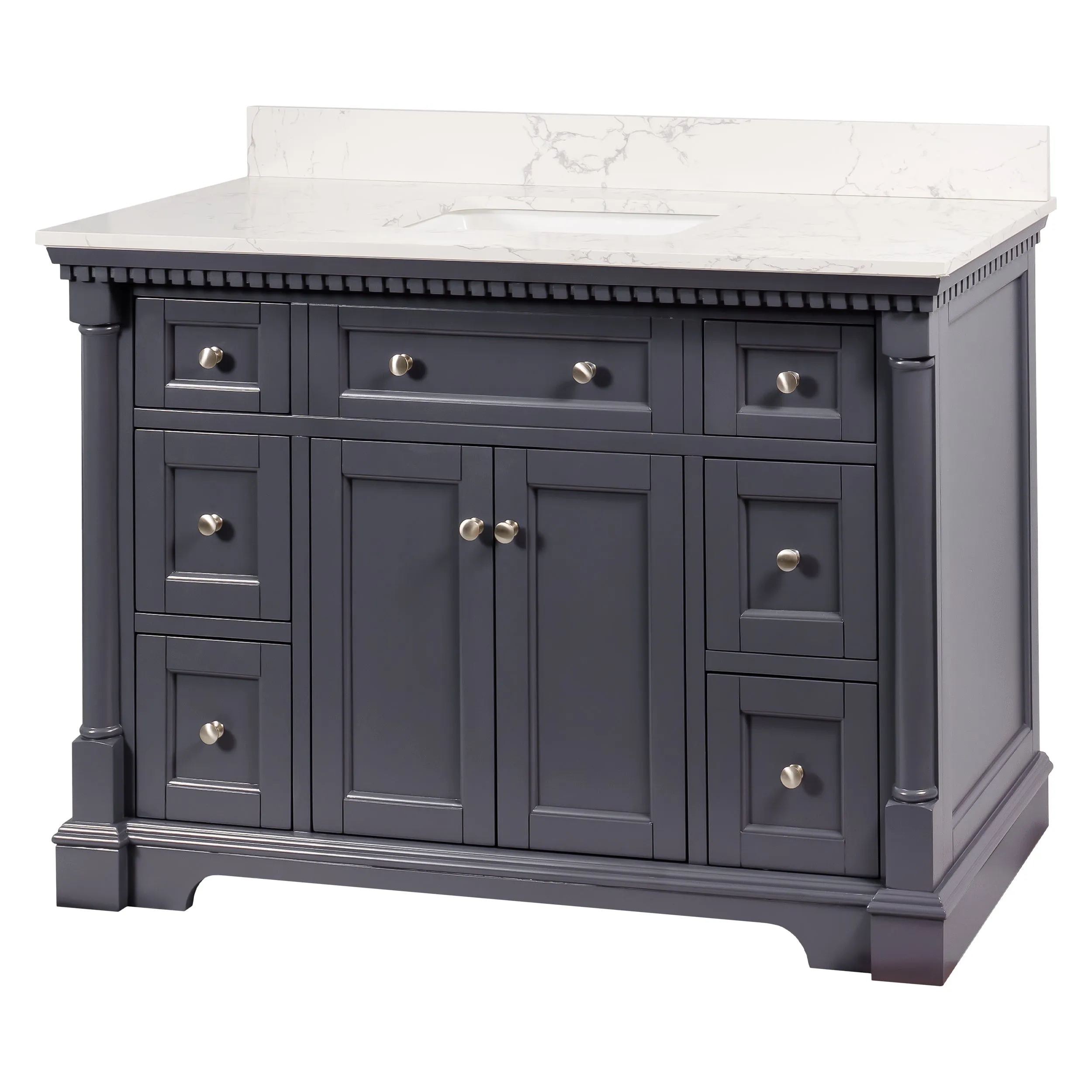Sydney 48-inch Vanity with Engineered Marble Top