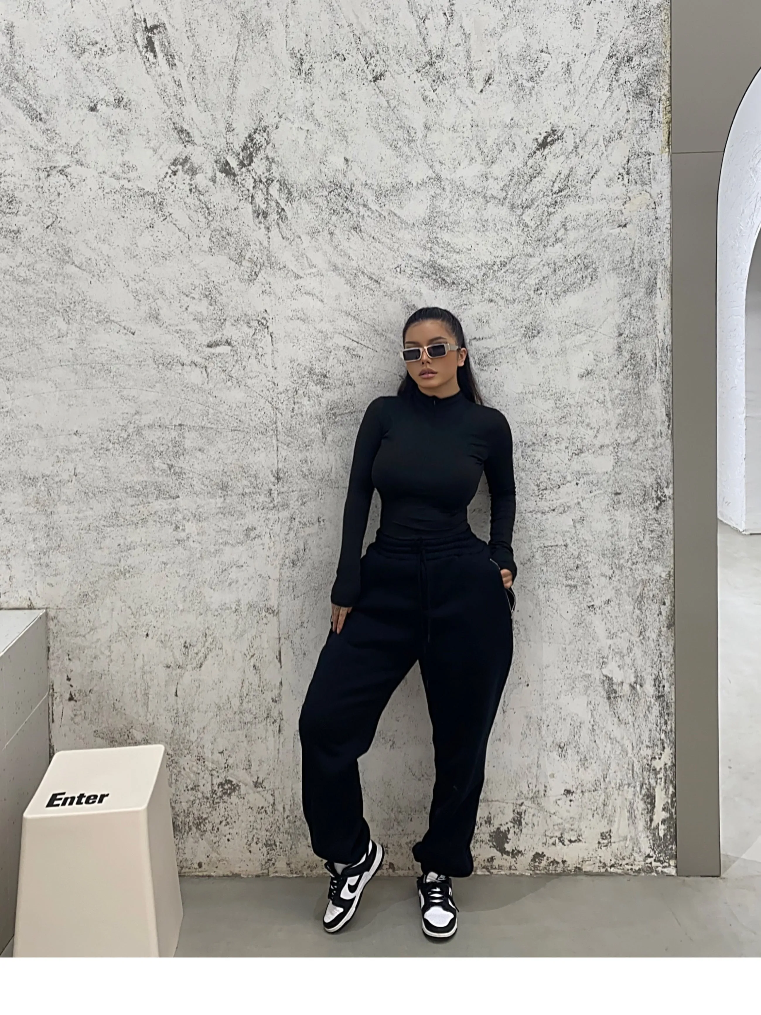 SYNEZ Casual Long Sleeve Top