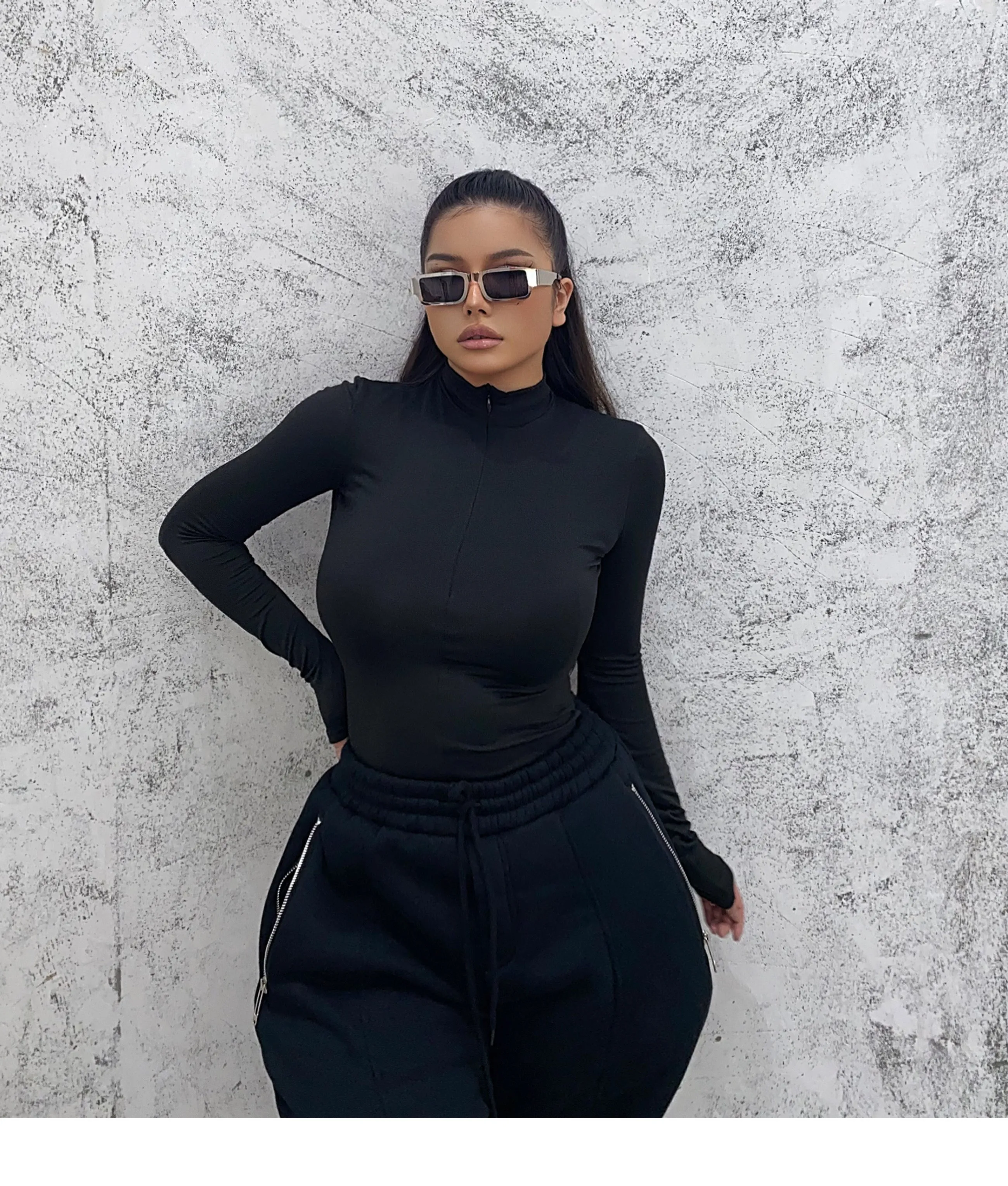SYNEZ Casual Long Sleeve Top