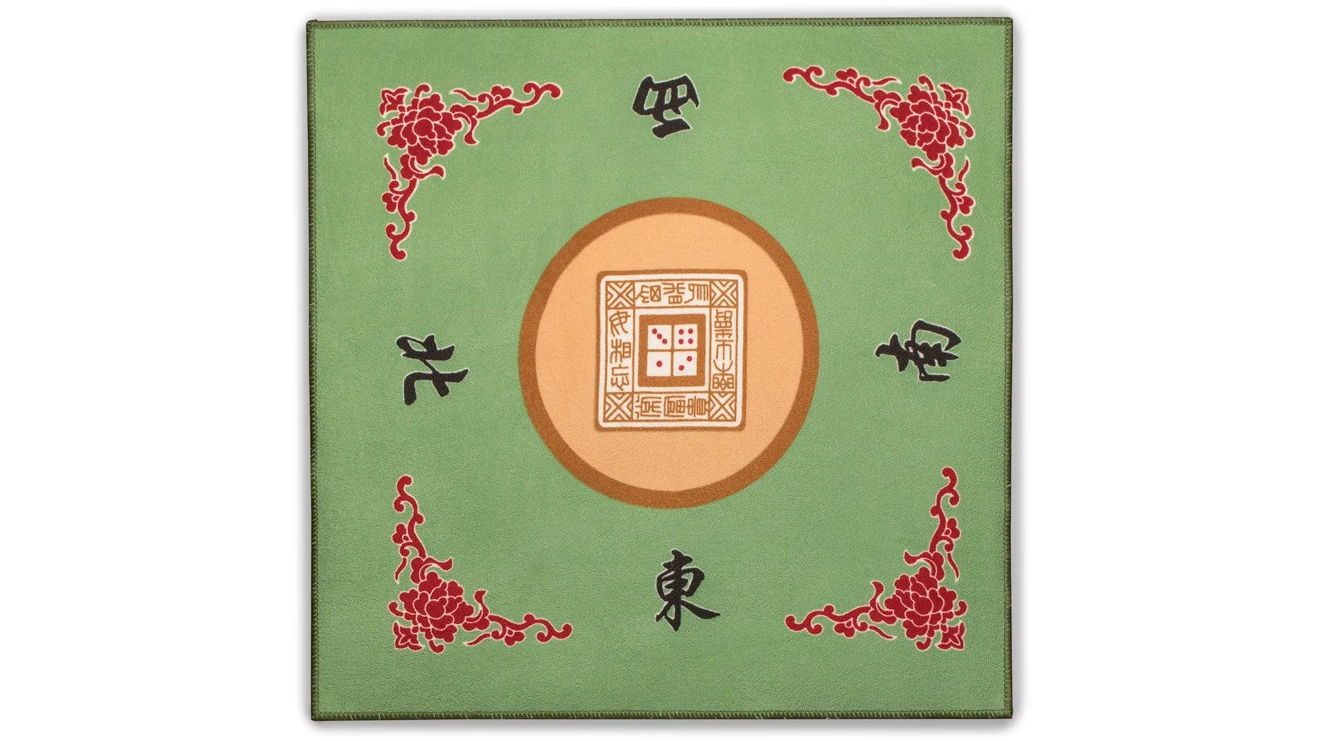 Table Cover for Mahjong, Poker, Card Games, Board Games, Tile Games, and Dominoes - Green, 31.1"
