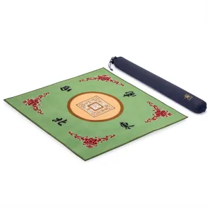 Table Cover for Mahjong, Poker, Card Games, Board Games, Tile Games, and Dominoes - Green, 31.1"