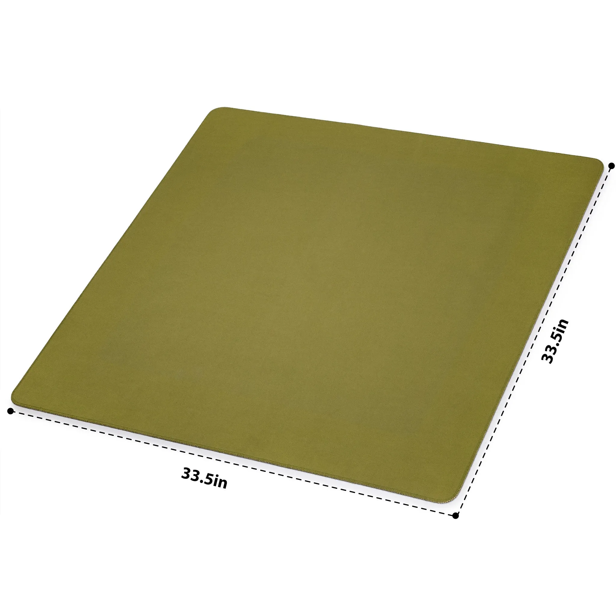 Table Cover for Mahjong, Poker, Card Games, Board Games, Tile Games, and Dominoes - Green, 33.5"