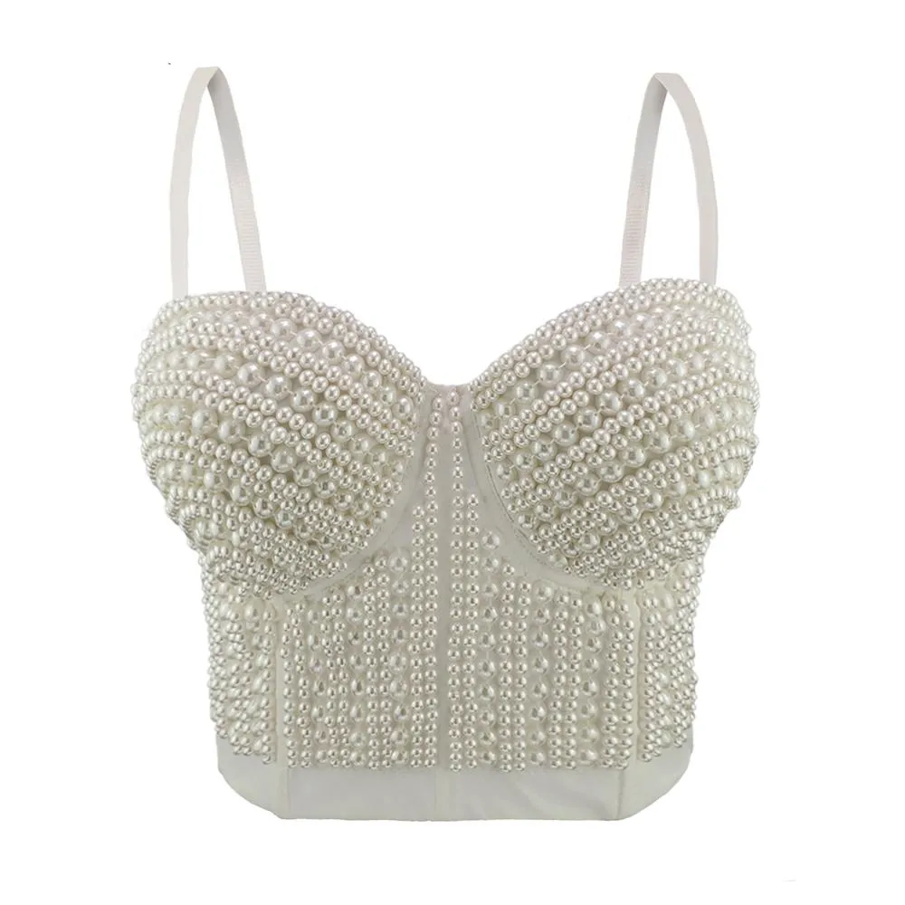 Tears Of Pearls Crop Top