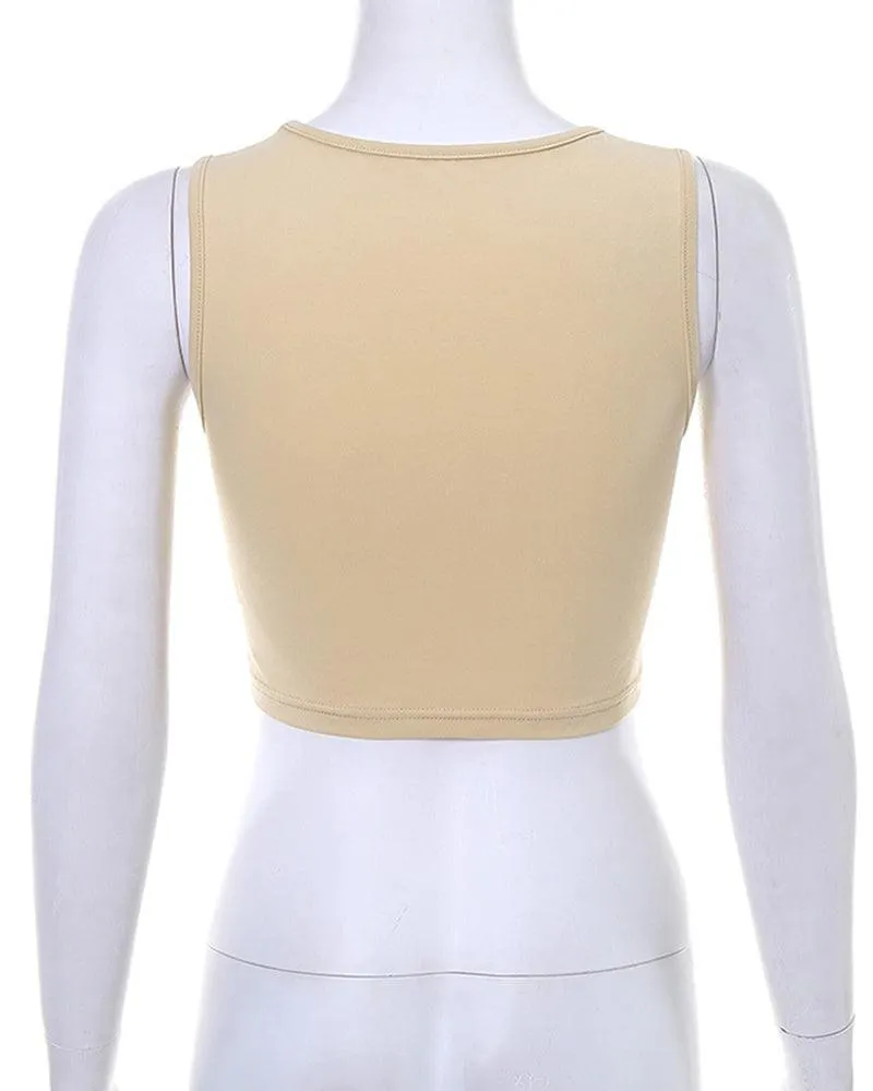 Techwear One Shoulder Sleeve Adjustable Buckle Top
