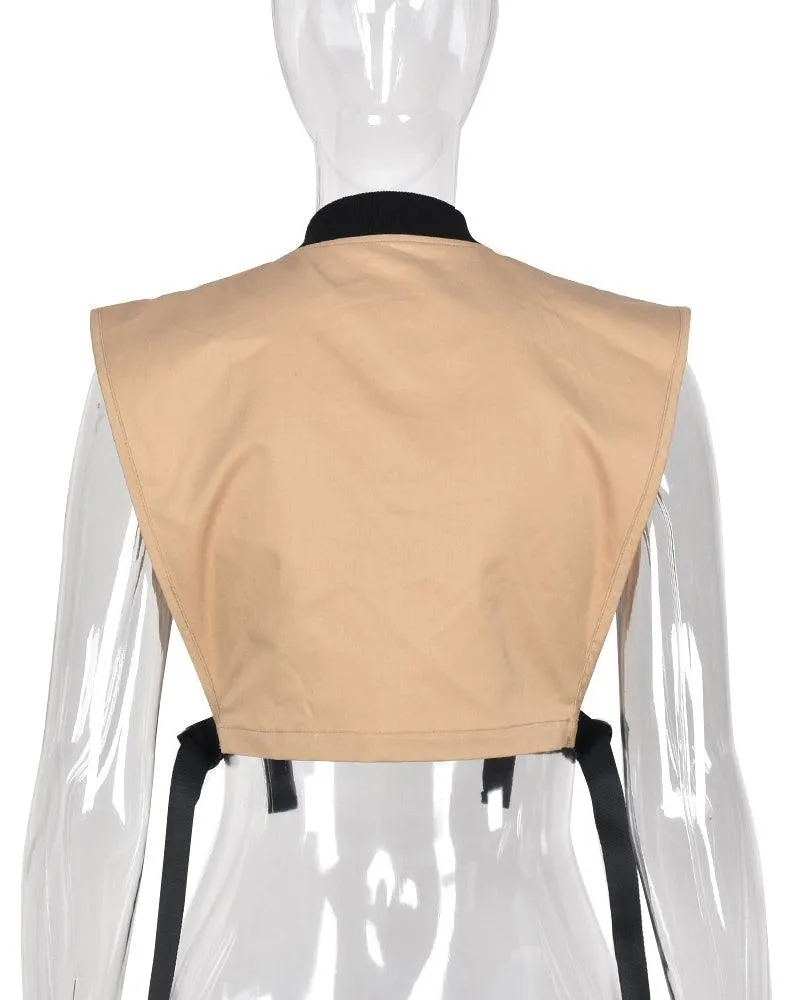 Techwear Women Sleeveless Punk Vest Top