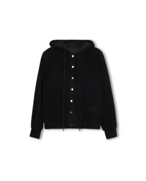 Terry Snap Down Sweater