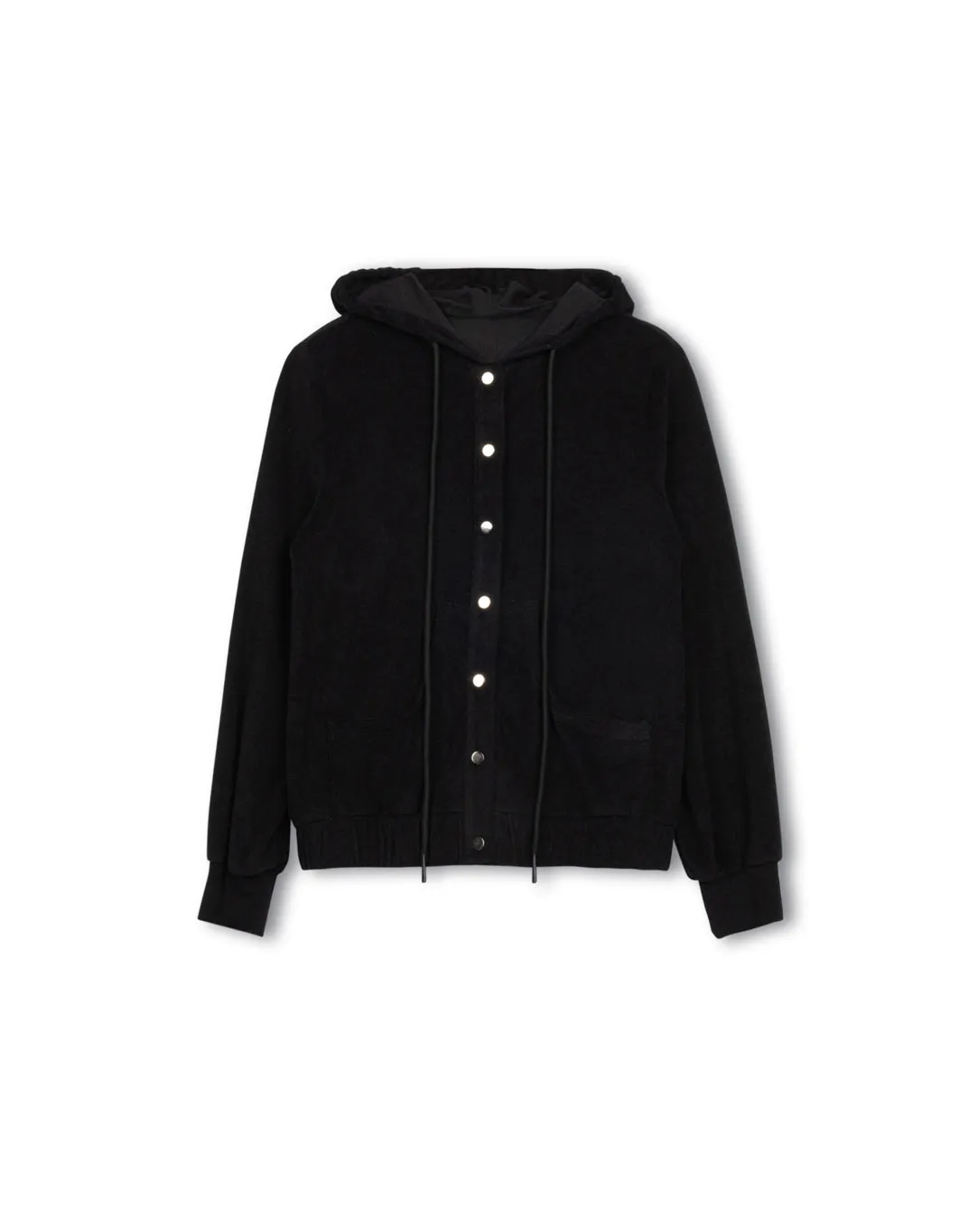 Terry Snap Down Sweater