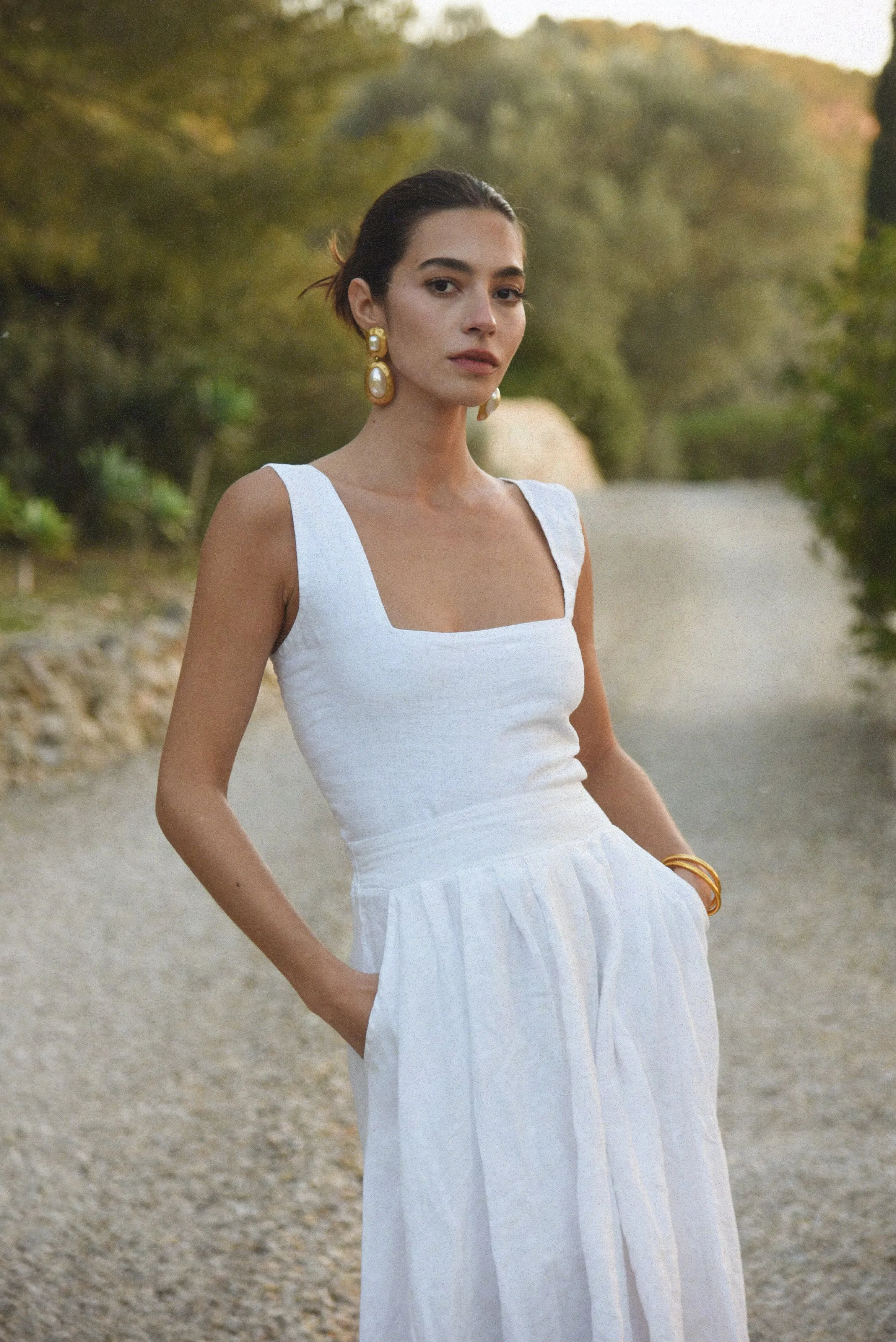 The Barcelona Top // Blanco