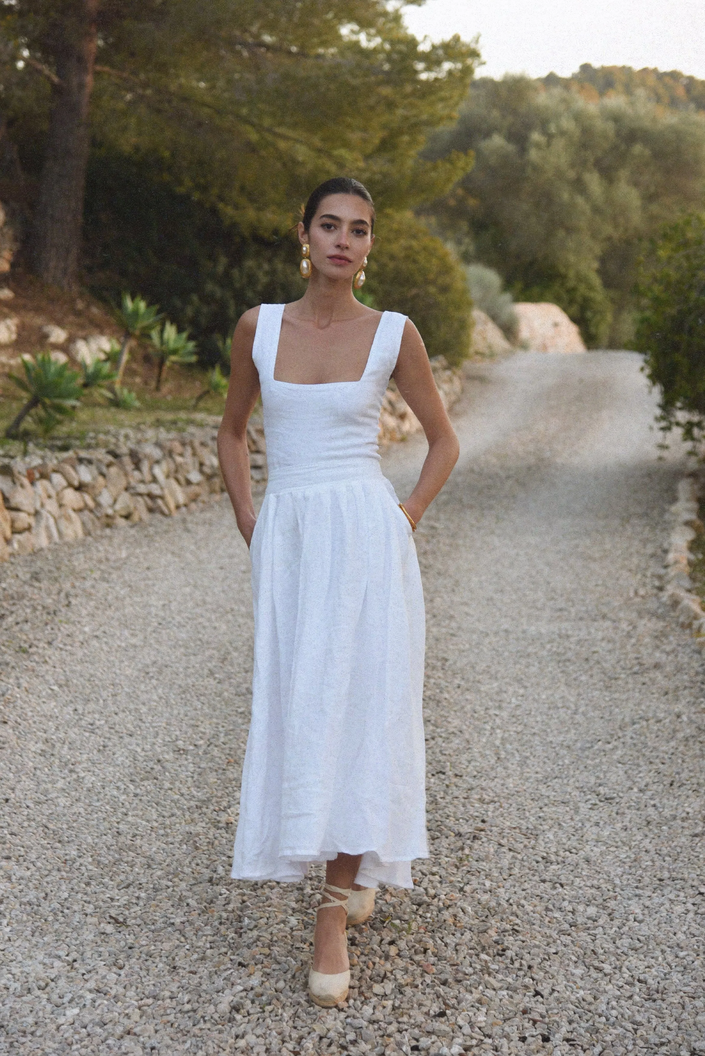 The Barcelona Top // Blanco