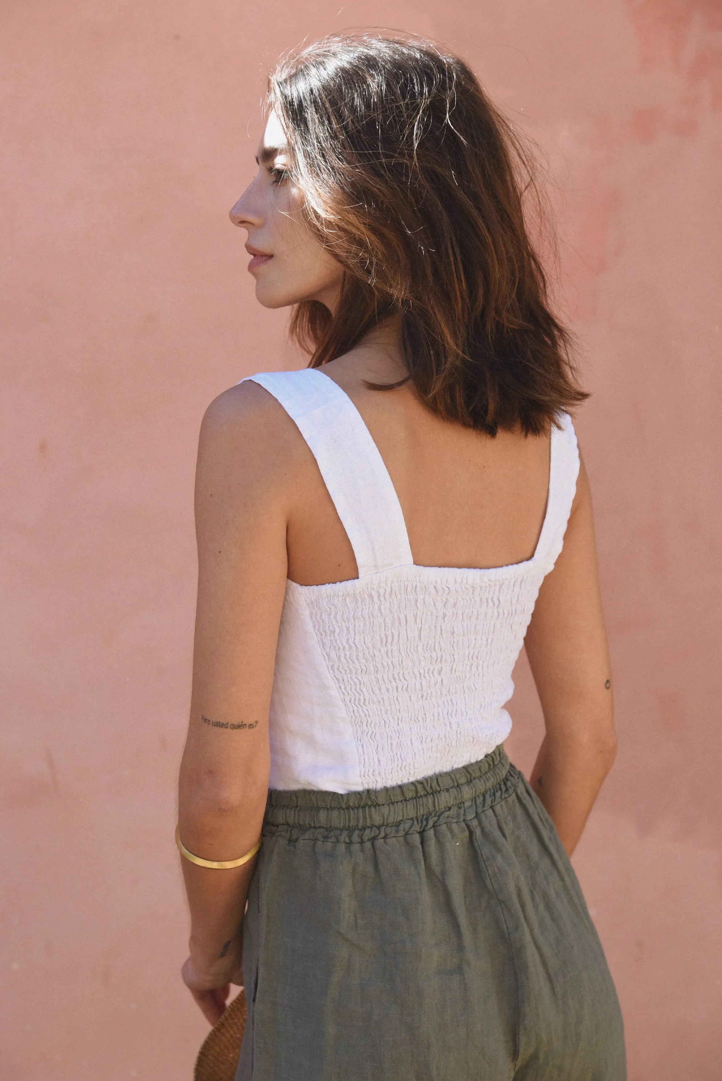 The Barcelona Top // Blanco