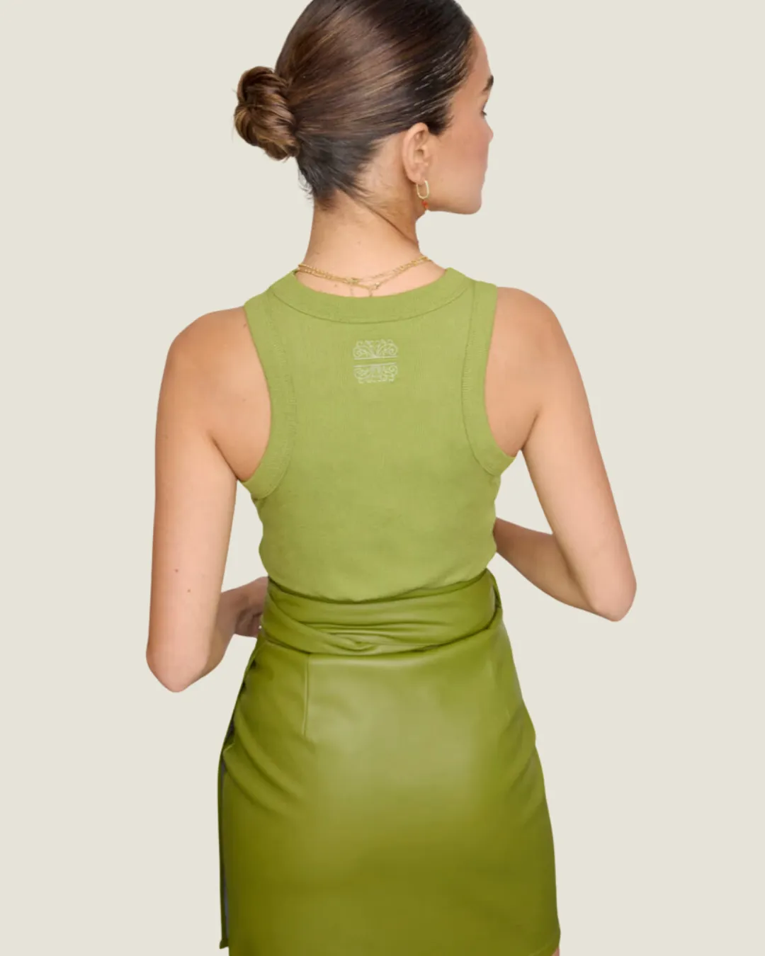 The Edith: Olive Tank Top