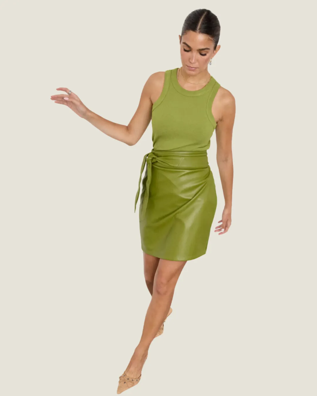The Edith: Olive Tank Top