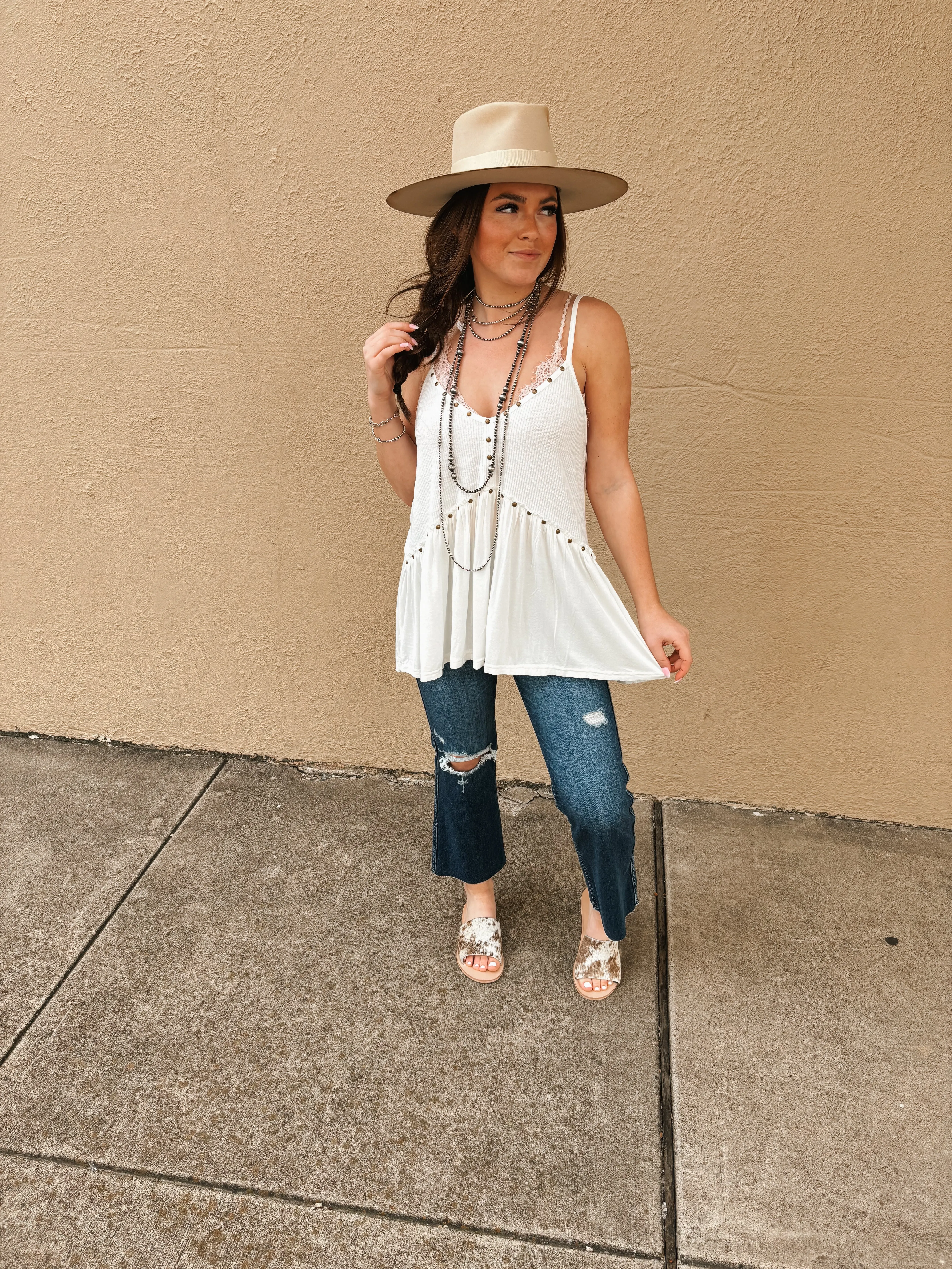 The Empire Lace Crop Top