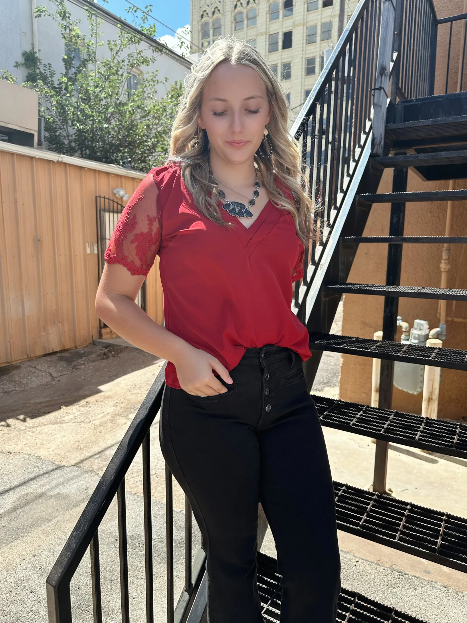 The Hill Betty Blouse
