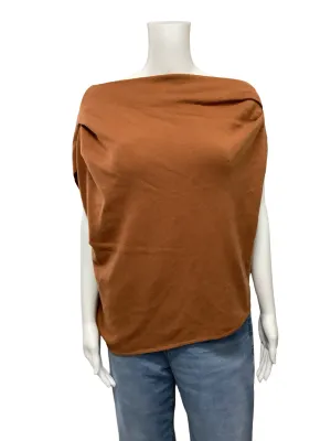 The Sei Top Crop Short Sleeve Cowl Neck Size: S