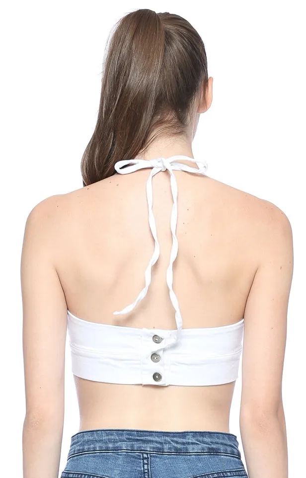 Tie Back Bra