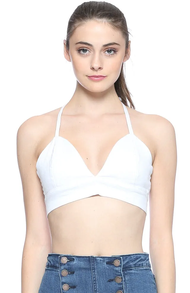 Tie Back Bra