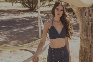 Tie Back Bra