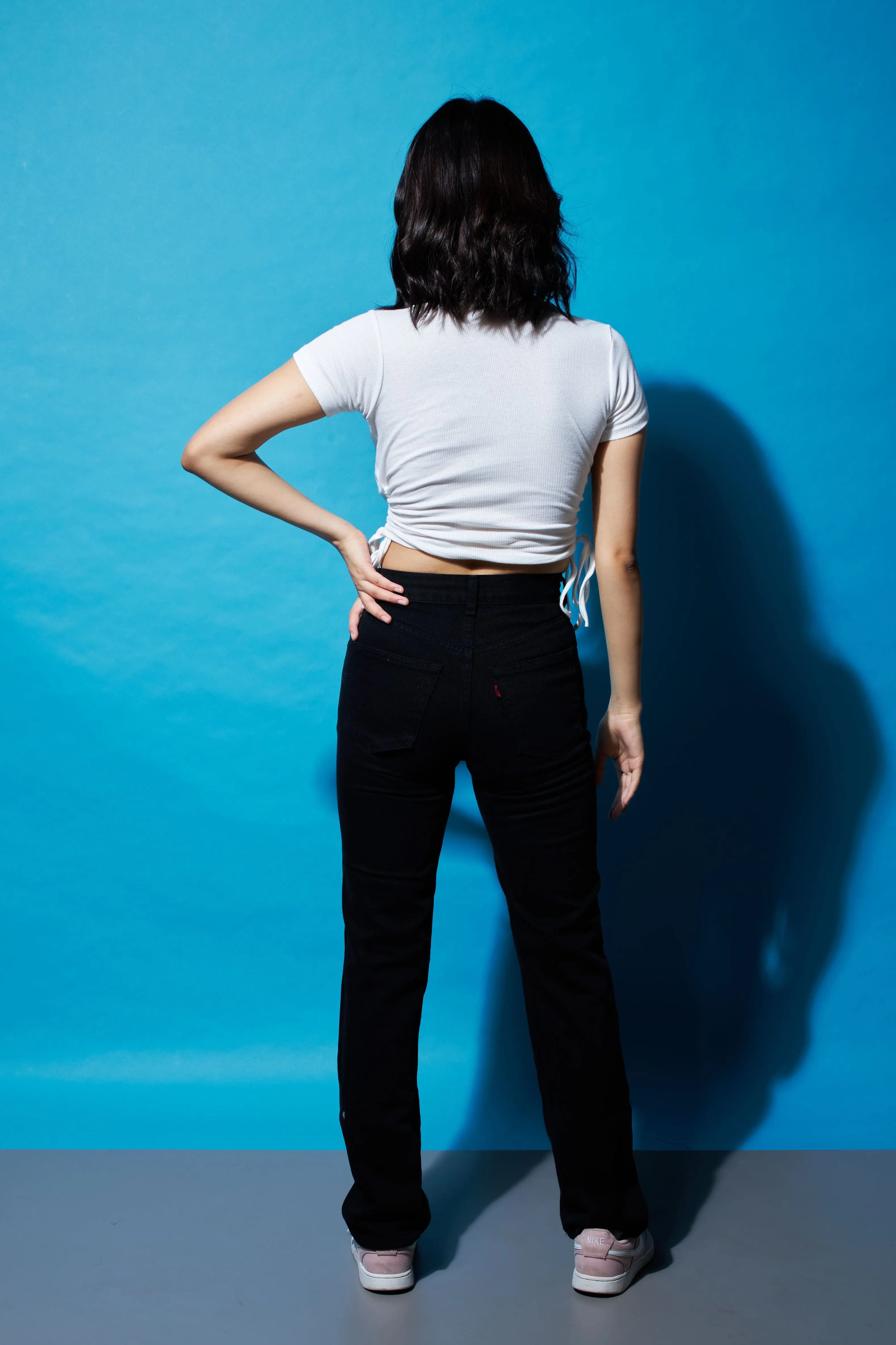 Tie it up drawstring crop top