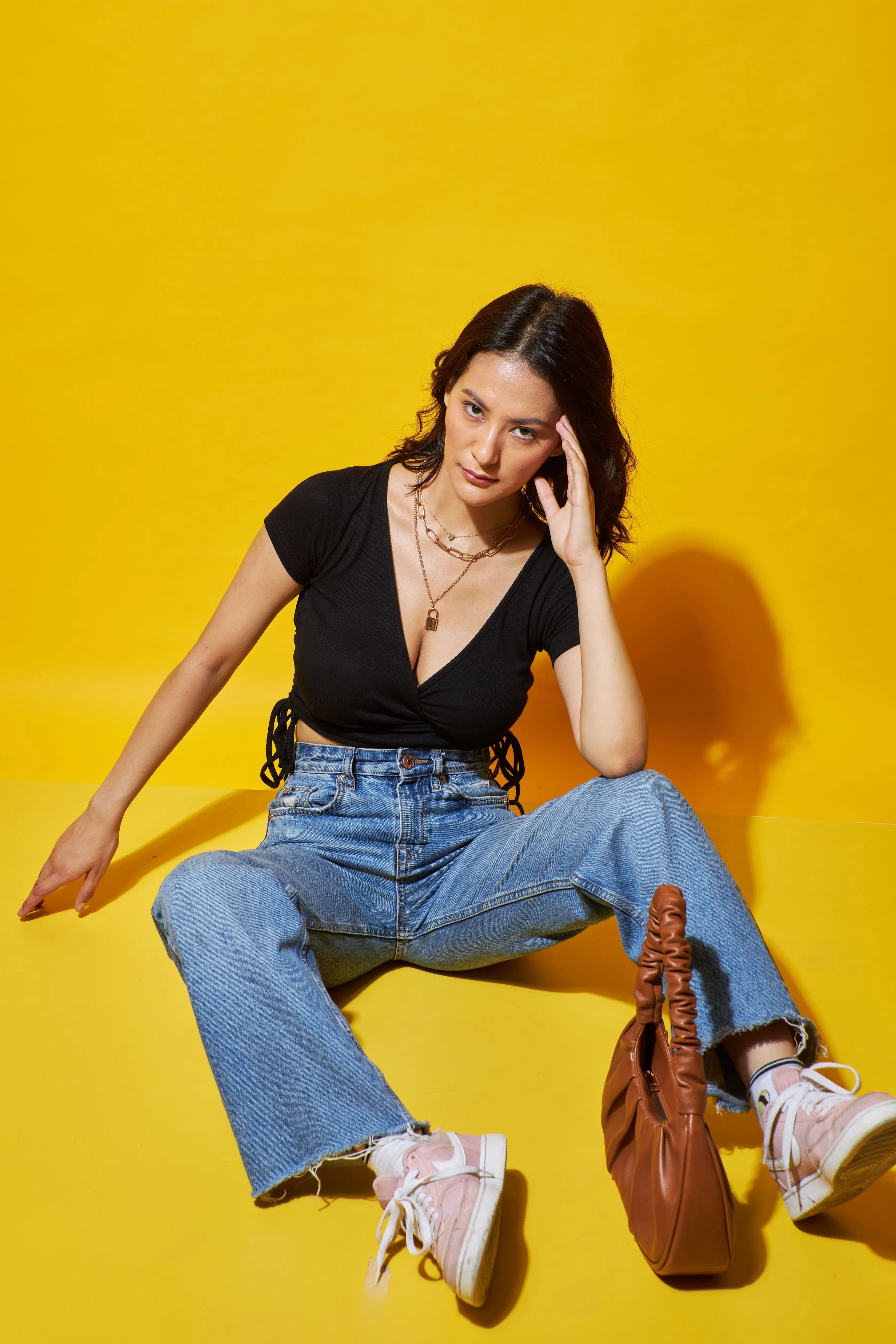 Tie it up drawstring crop top