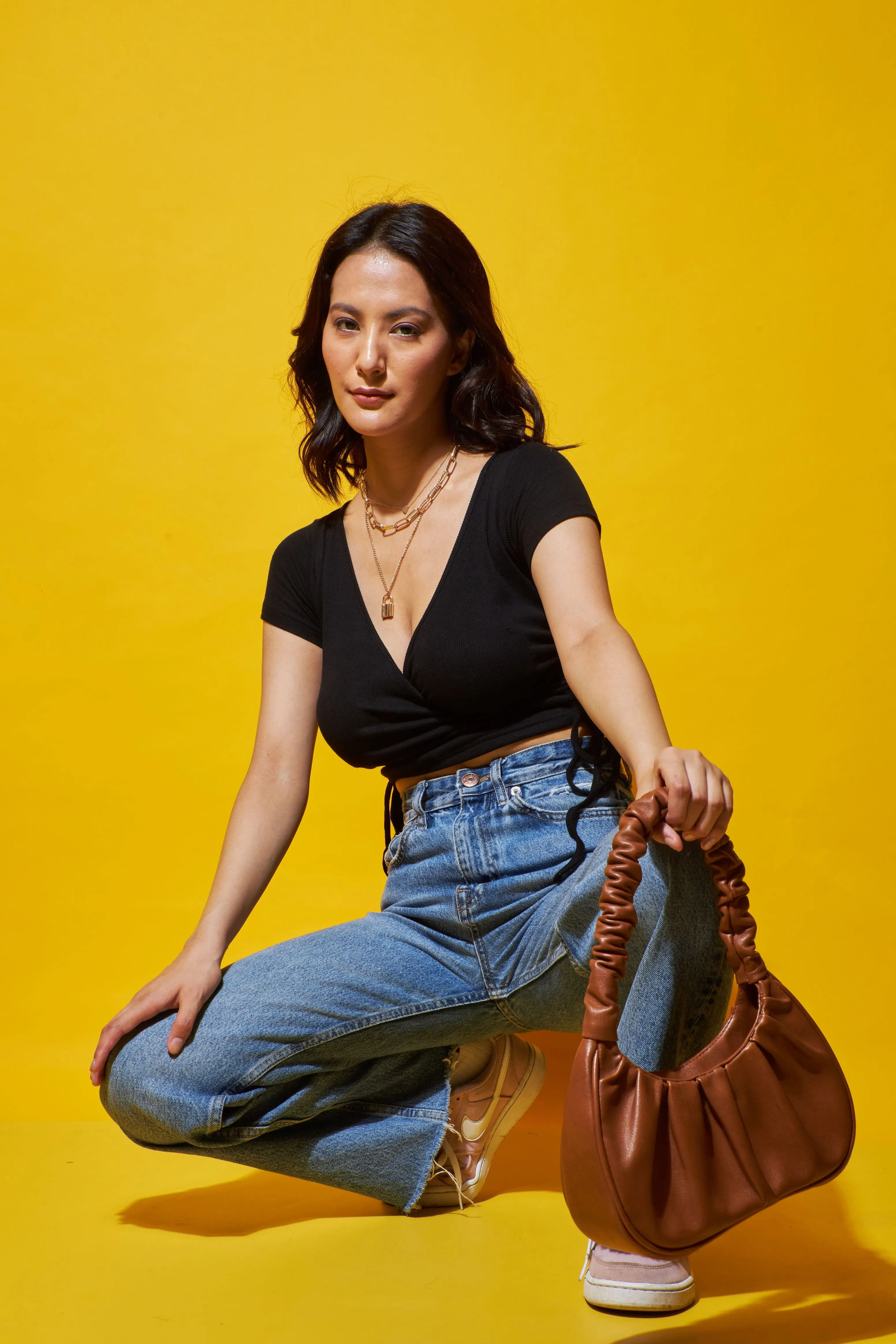 Tie it up drawstring crop top