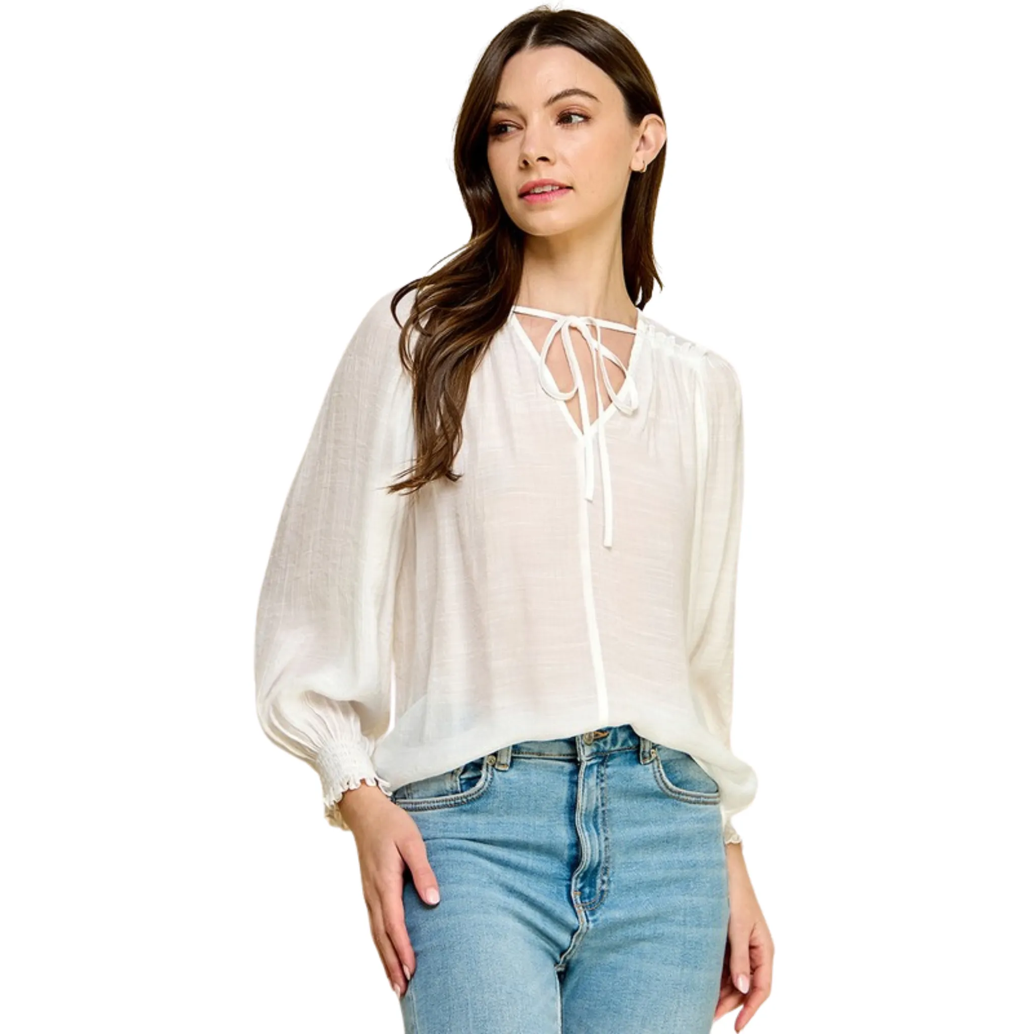 Tied Neck Top