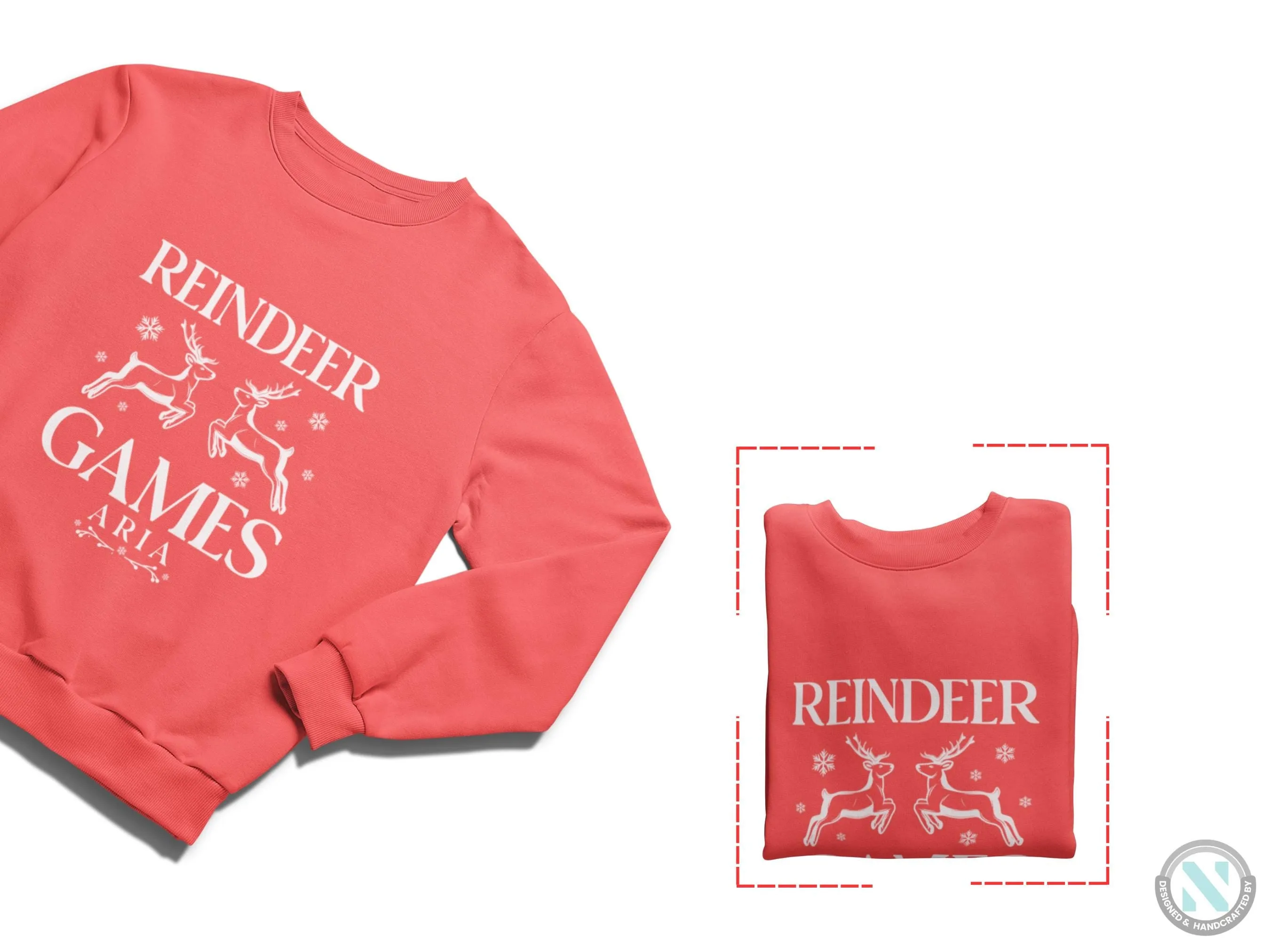 Toddler Boys Custom Name Jumper Christmas Sweatshirt Gift