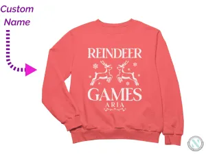 Toddler Boys Custom Name Jumper Christmas Sweatshirt Gift