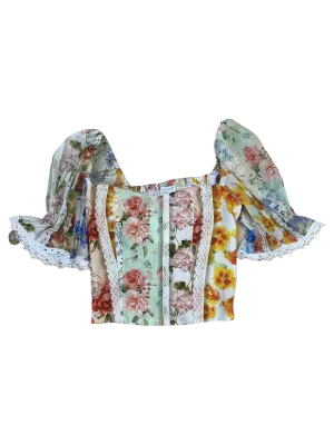 Top Bianca Flower