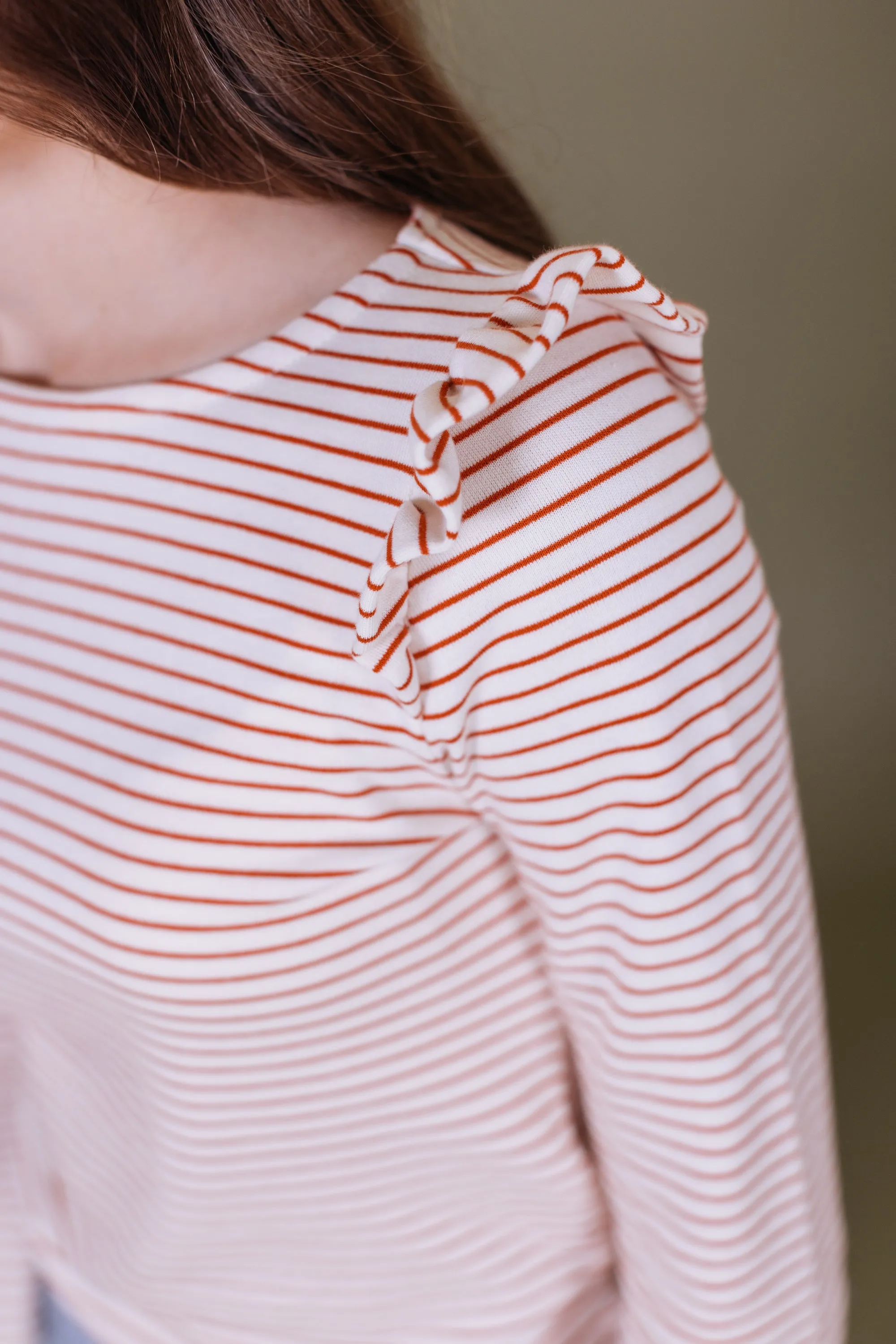 Top Cecile Ecru Terracotta